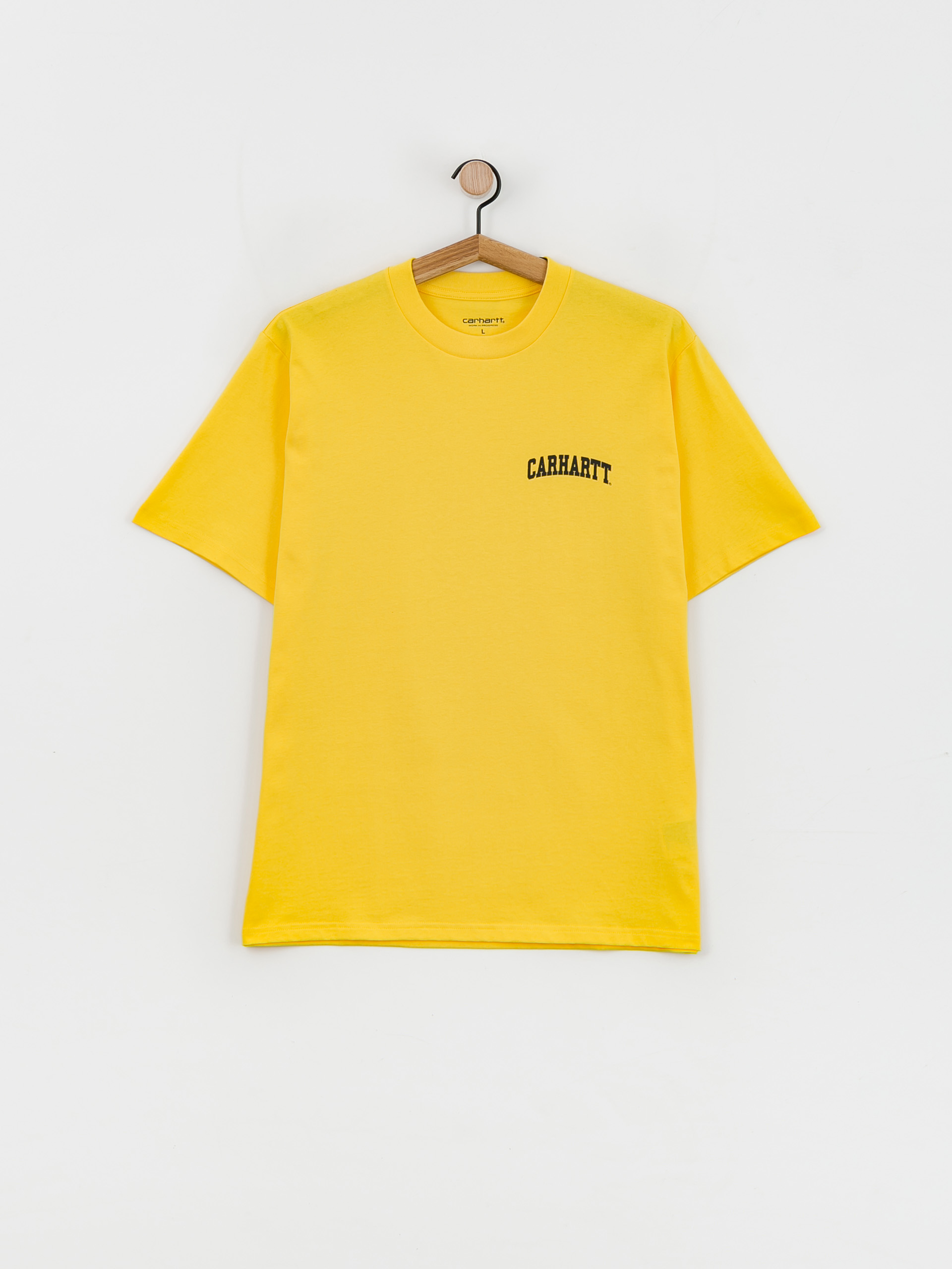 Tričko Carhartt WIP University Script (buttercup/black)