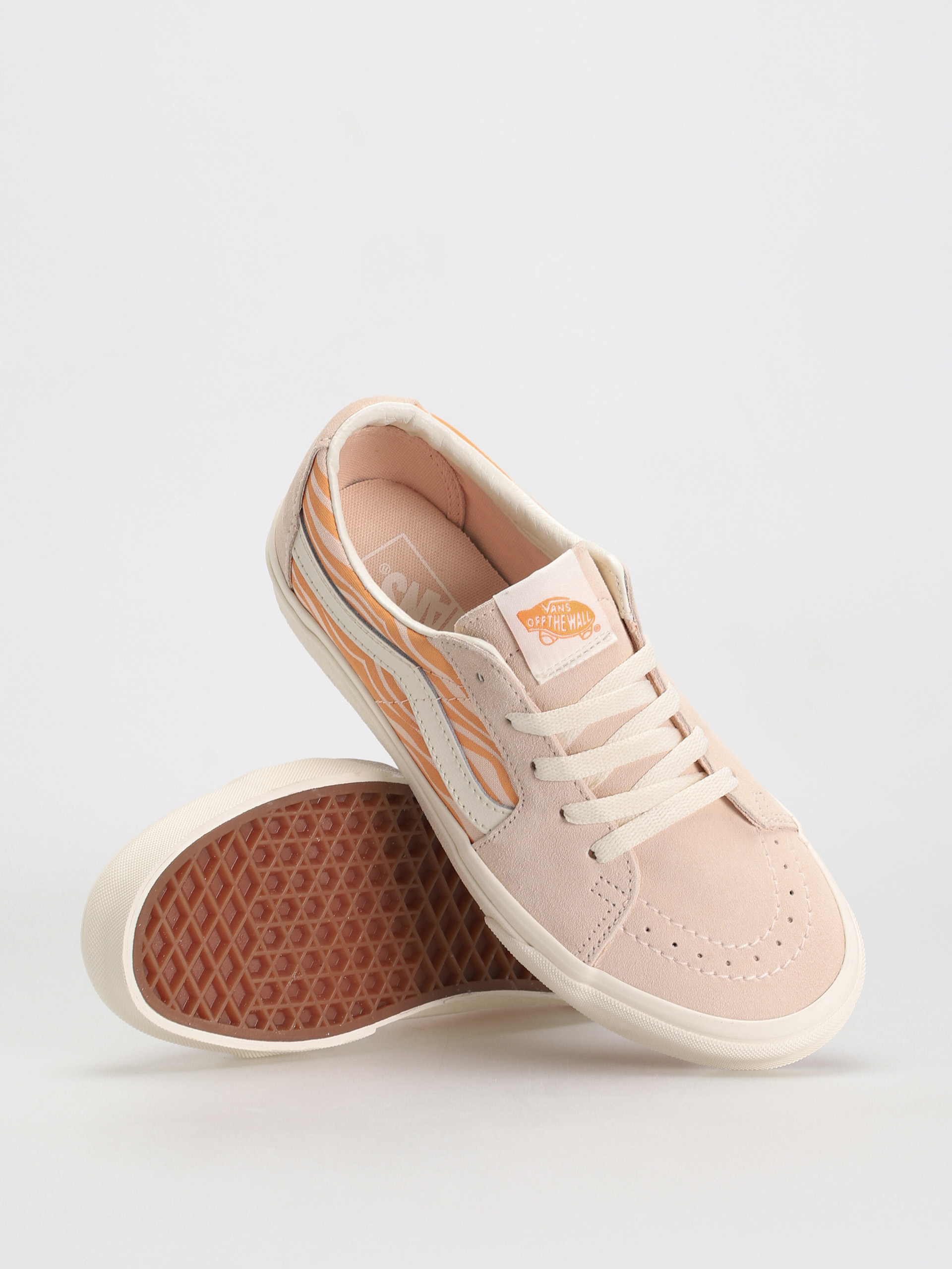 Boty Vans Sk8 Low Wmn (tonal stripes peach dust)