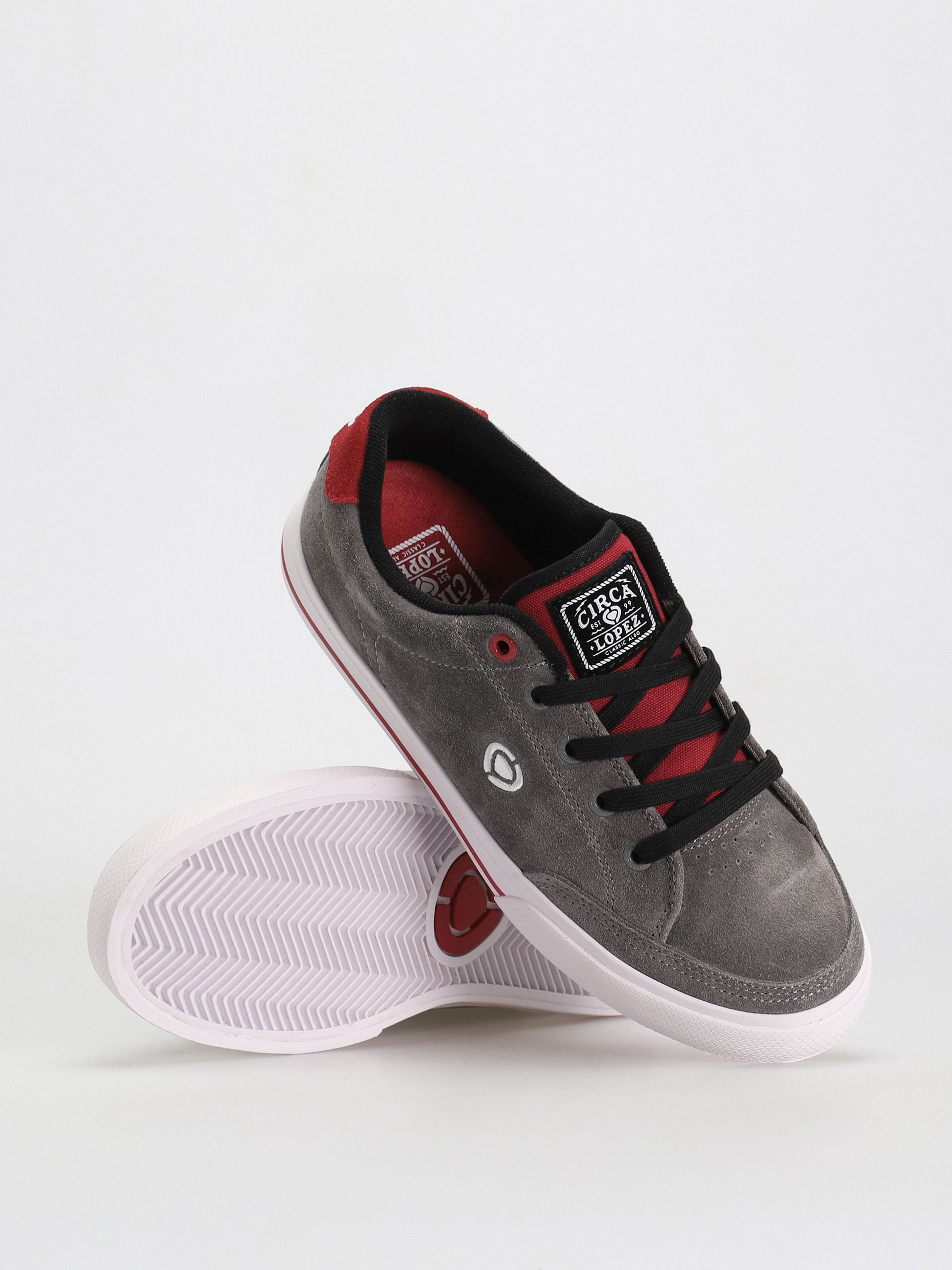 Boty Circa Al 50 Slim (charcoal grey/pompeian red/white)