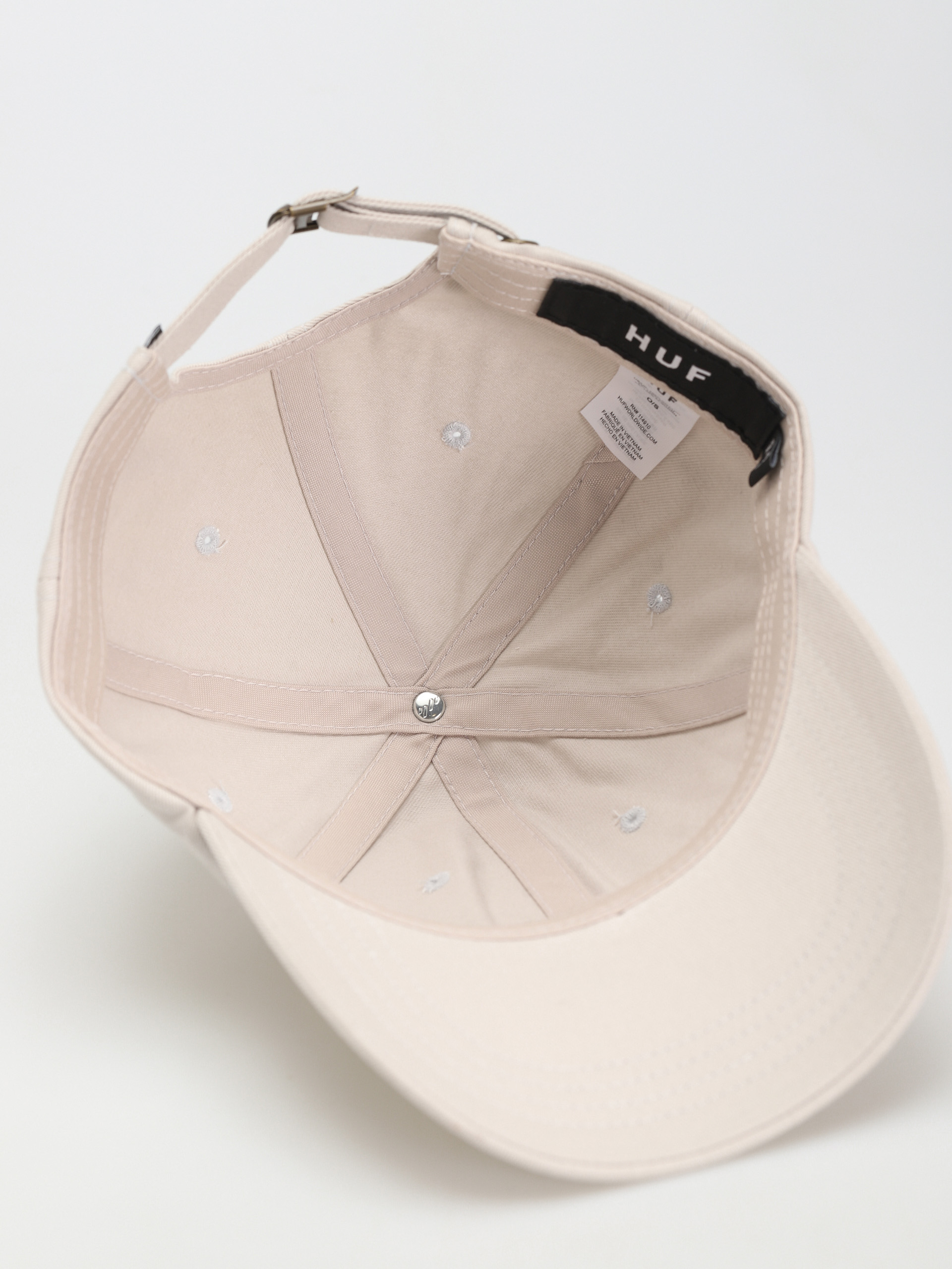 Kšiltovka  HUF Og Curved Visor 6 Panel (cream)