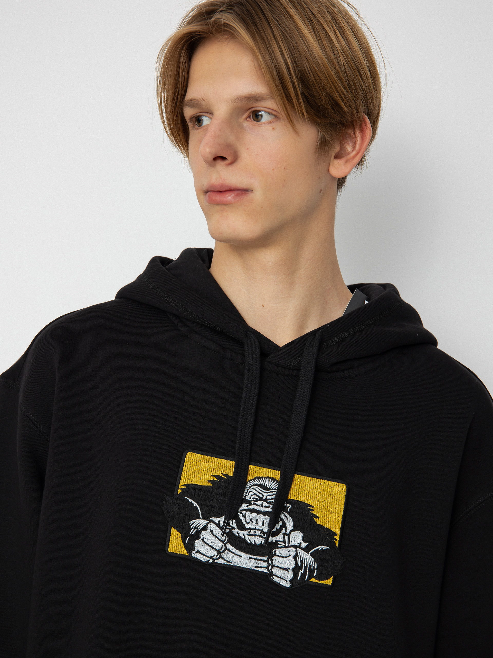 Mikina s kapucí Element Burleys HD (flint black)