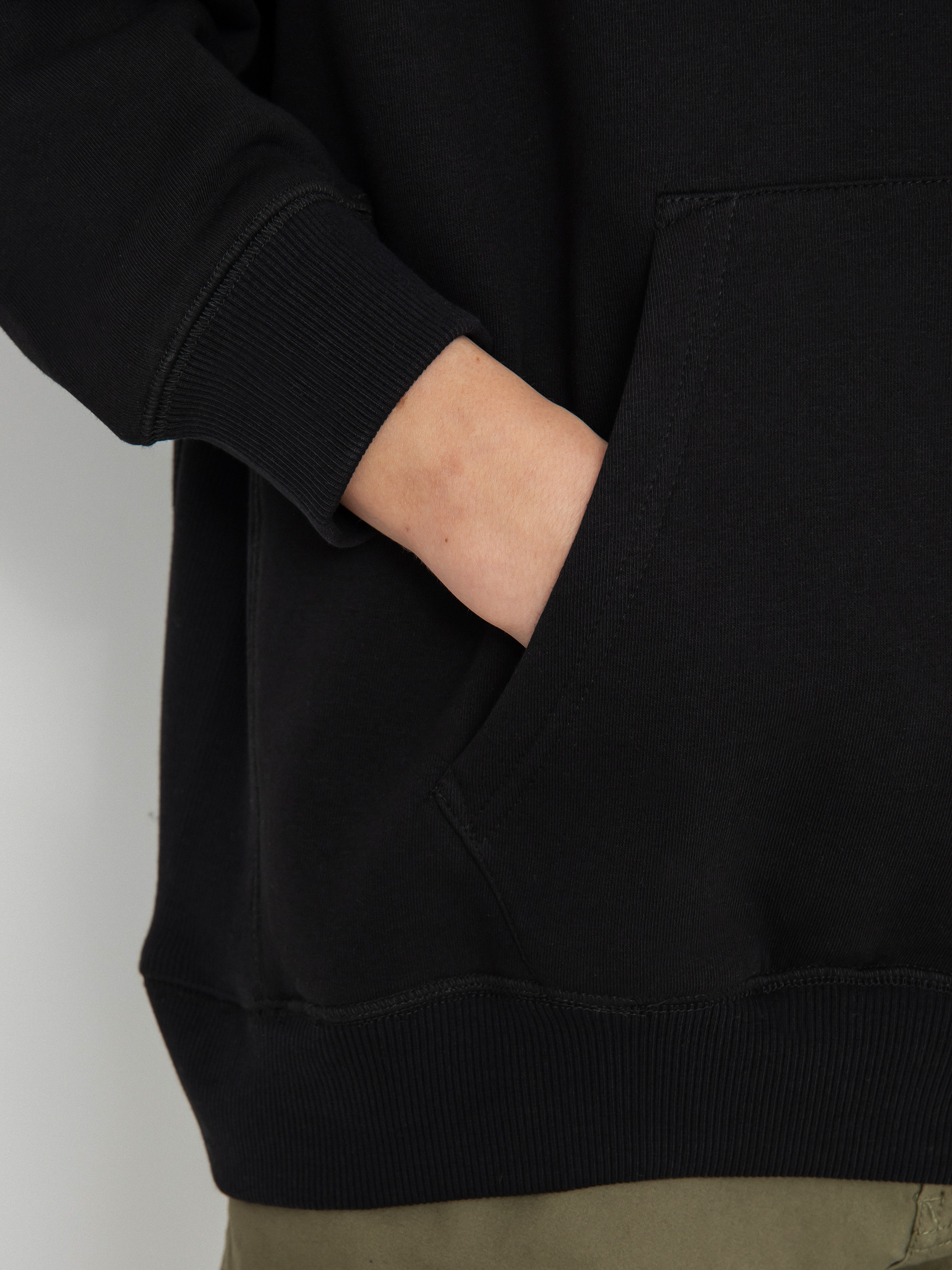 Mikina s kapucí Element Burleys HD (flint black)