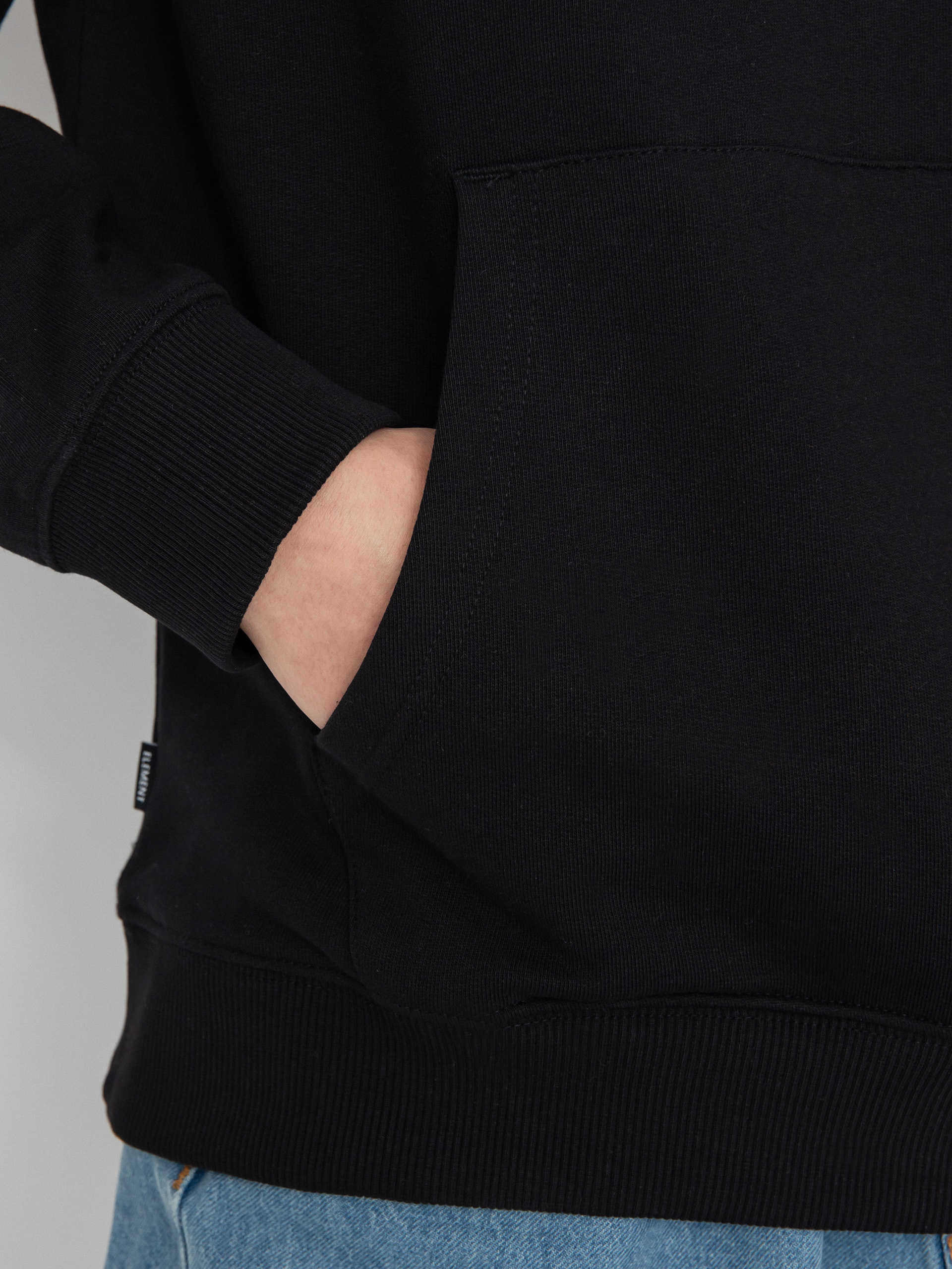 Mikina s kapucí Element Hollis HD (flint black)