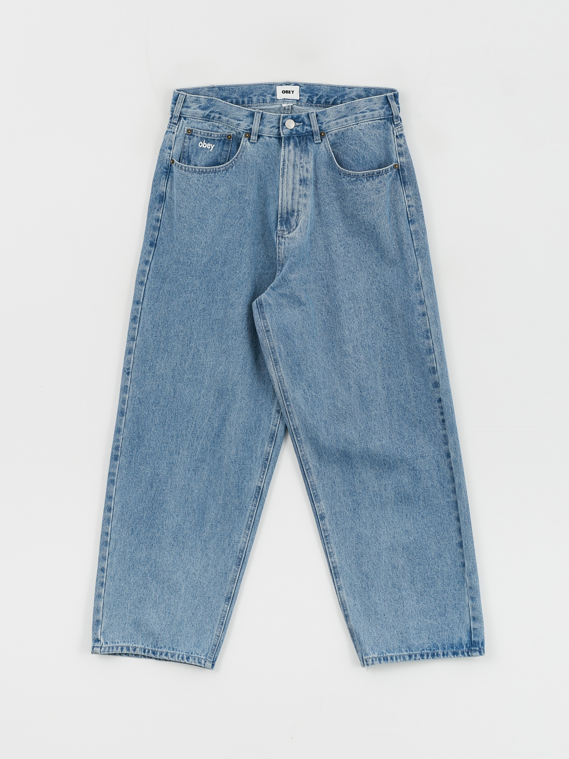 Kalhoty OBEY Bigwig (light indigo)