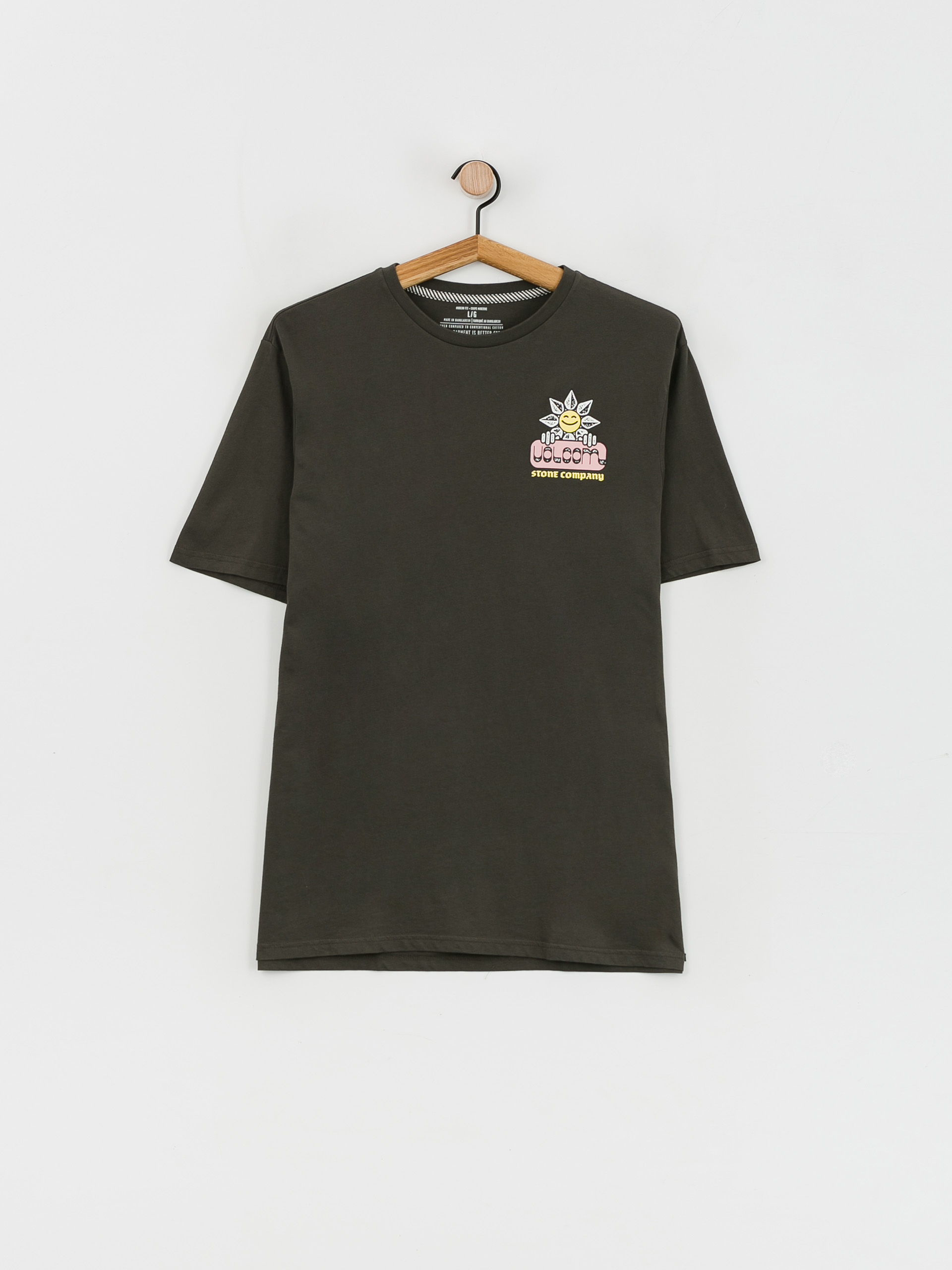 Tričko Volcom Fty Gardener (rinsed black)
