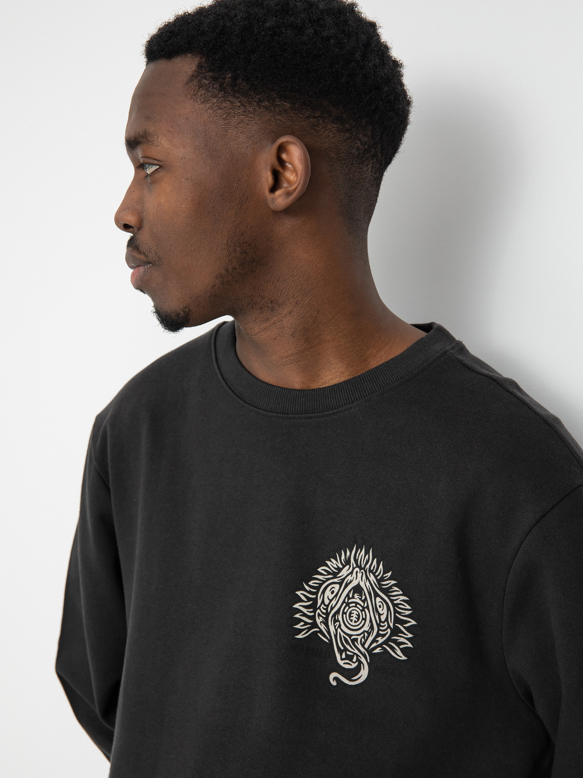 Mikina Element The Eye Crew (off black)