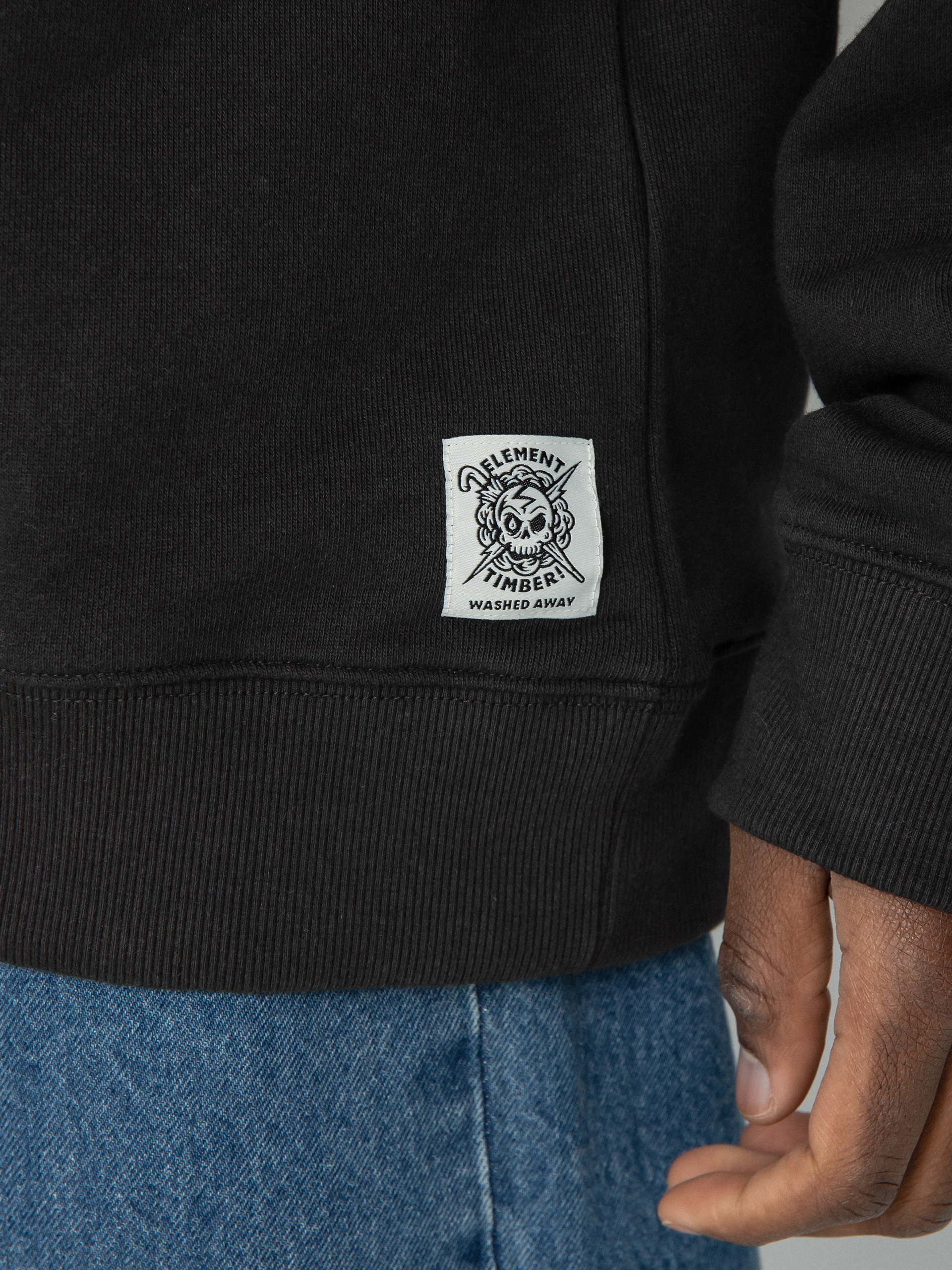 Mikina Element The Eye Crew (off black)