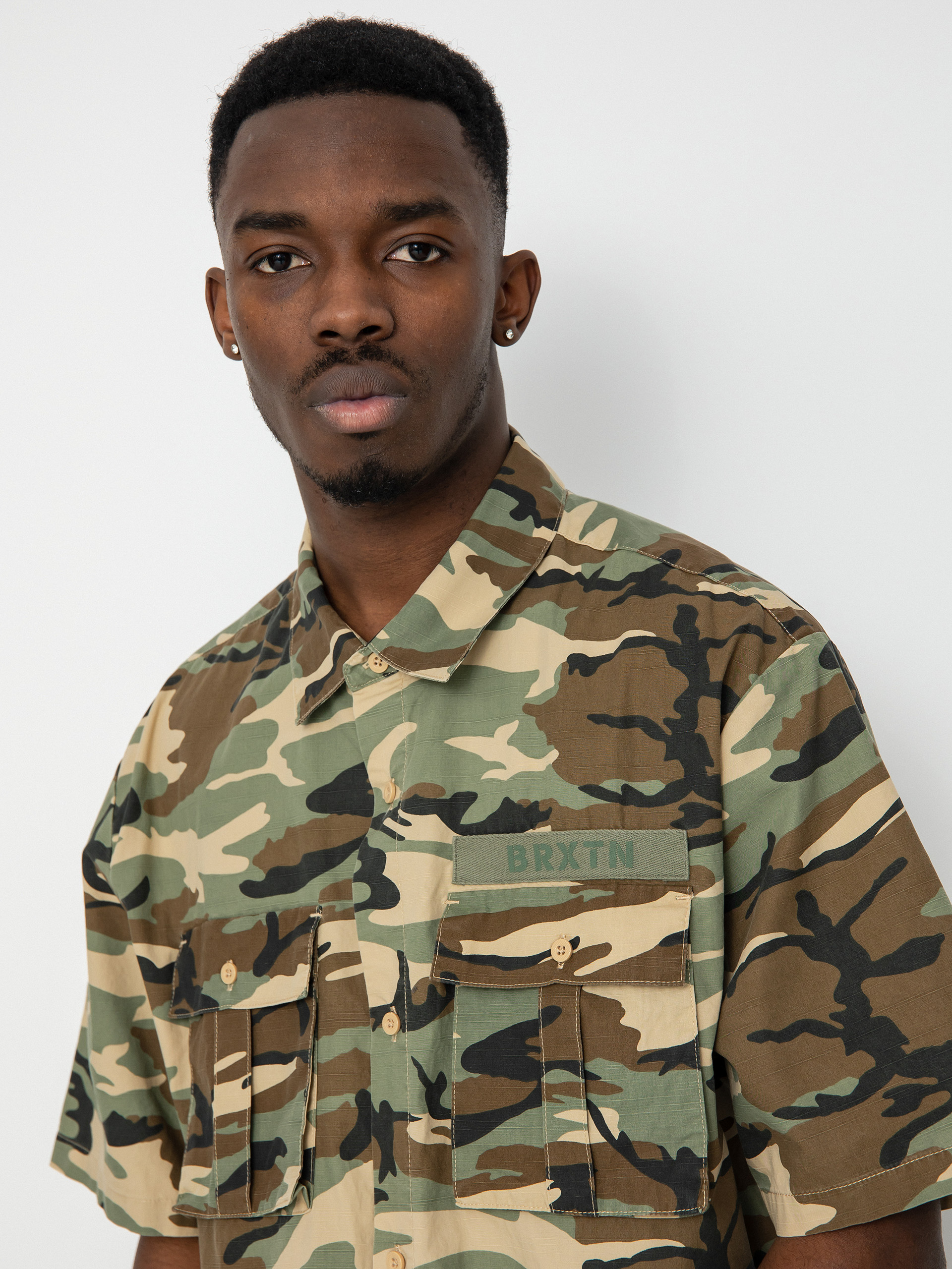 Košile Brixton Surplus (camo surplus)
