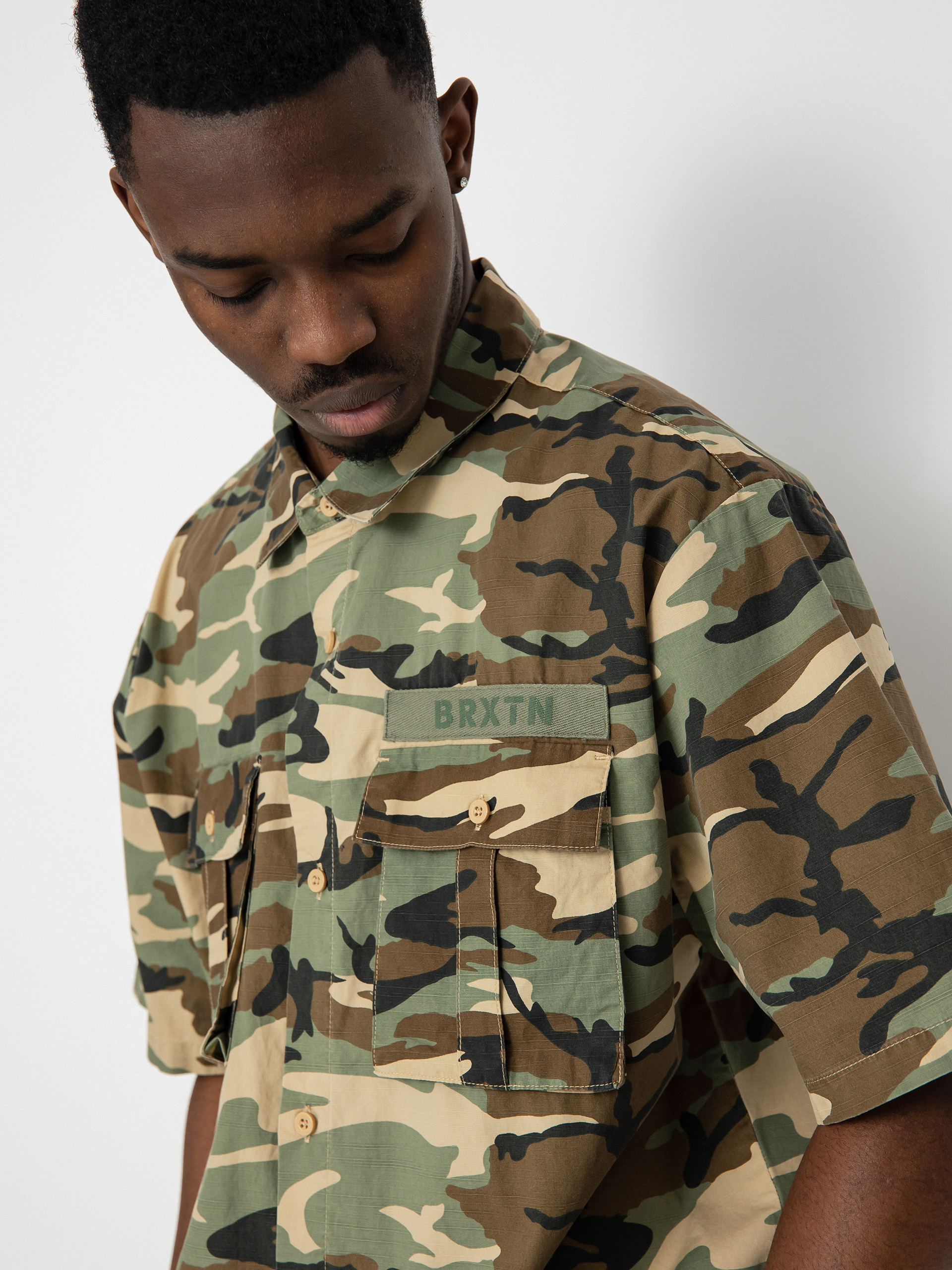 Košile Brixton Surplus (camo surplus)