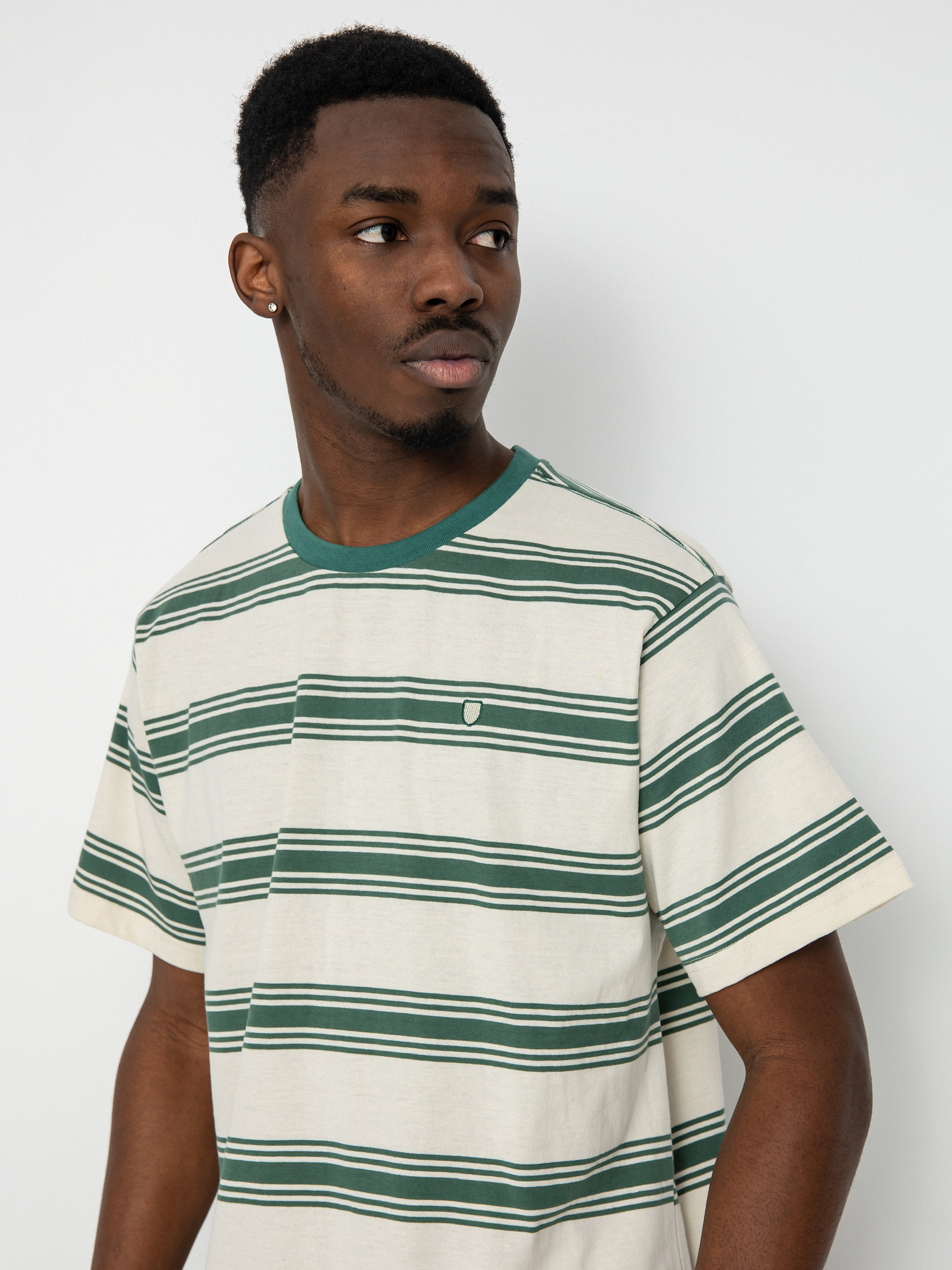 Tričko Brixton Hilt Shield (whitecap/spruce)