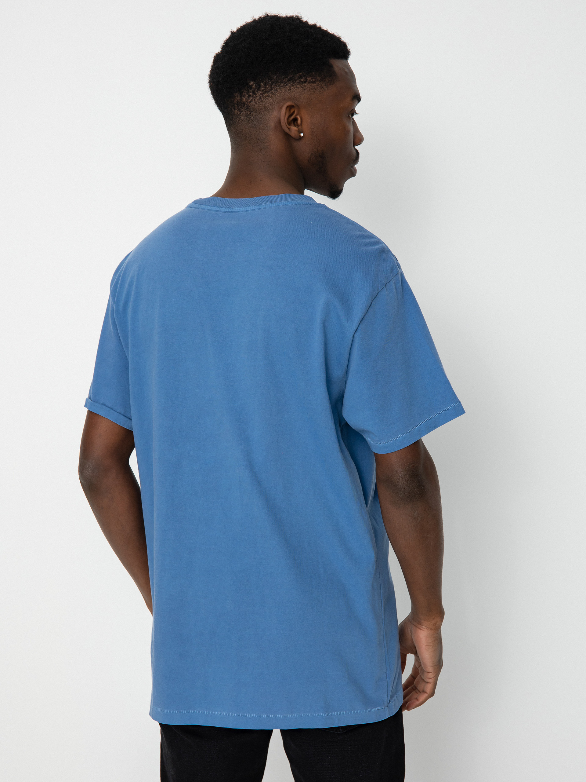 Tričko Brixton Vintage Reserve (pacific blue vintage wash)