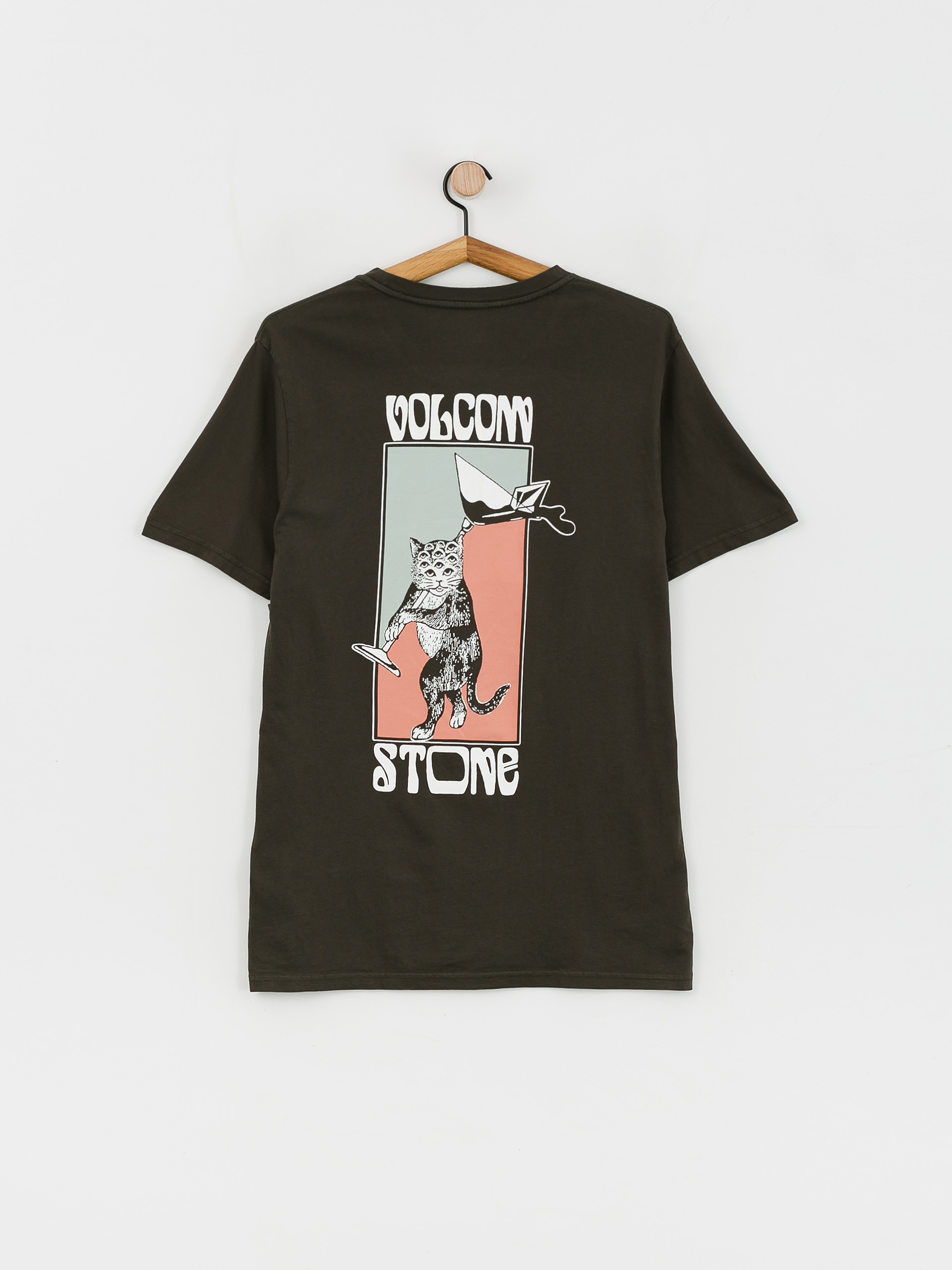 Tričko Volcom Feline (rinsed black)