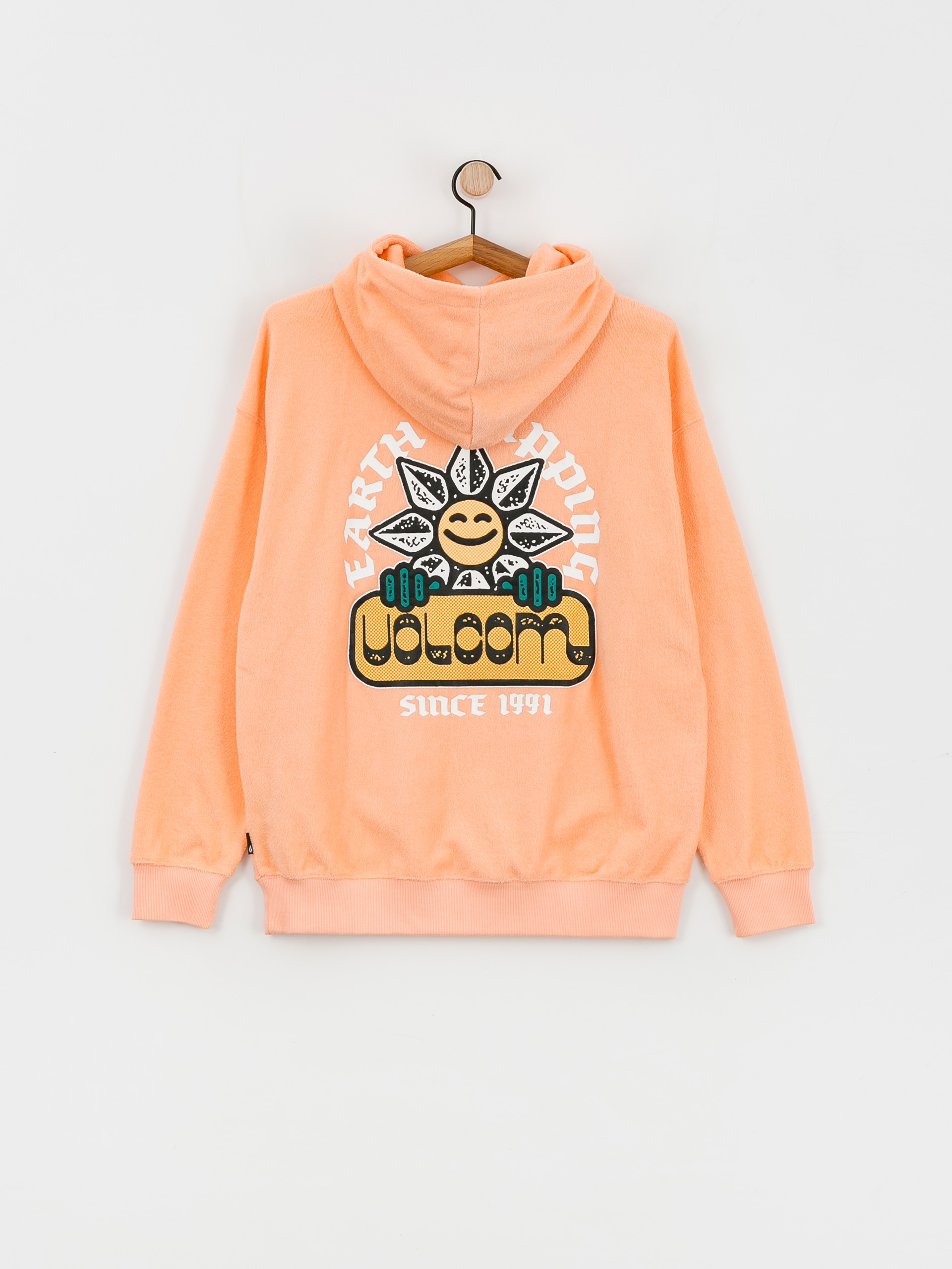 Mikina s kapucí Volcom Chillhood HD (peach bud)