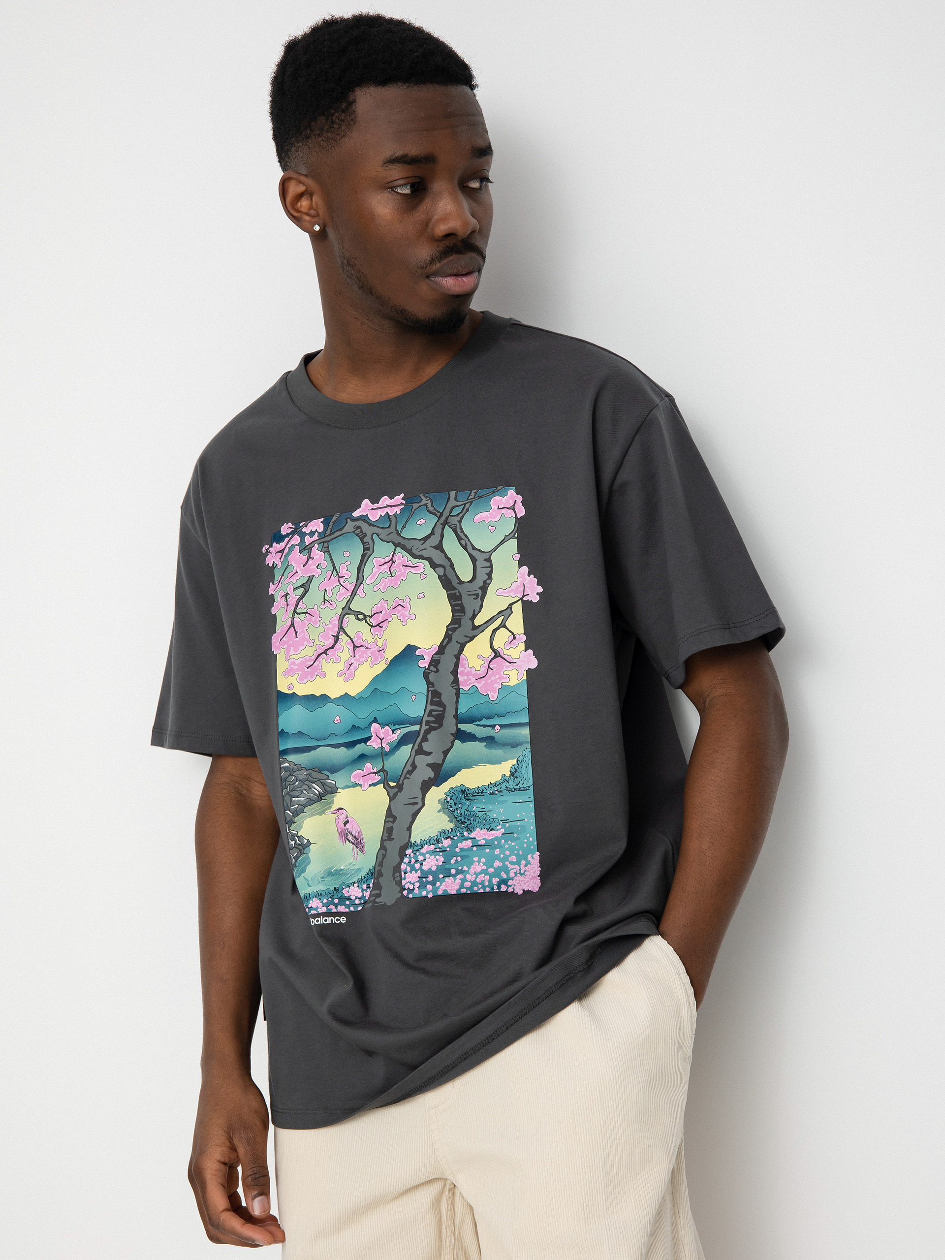 Tričko New Balance At Graphic (blacktop)