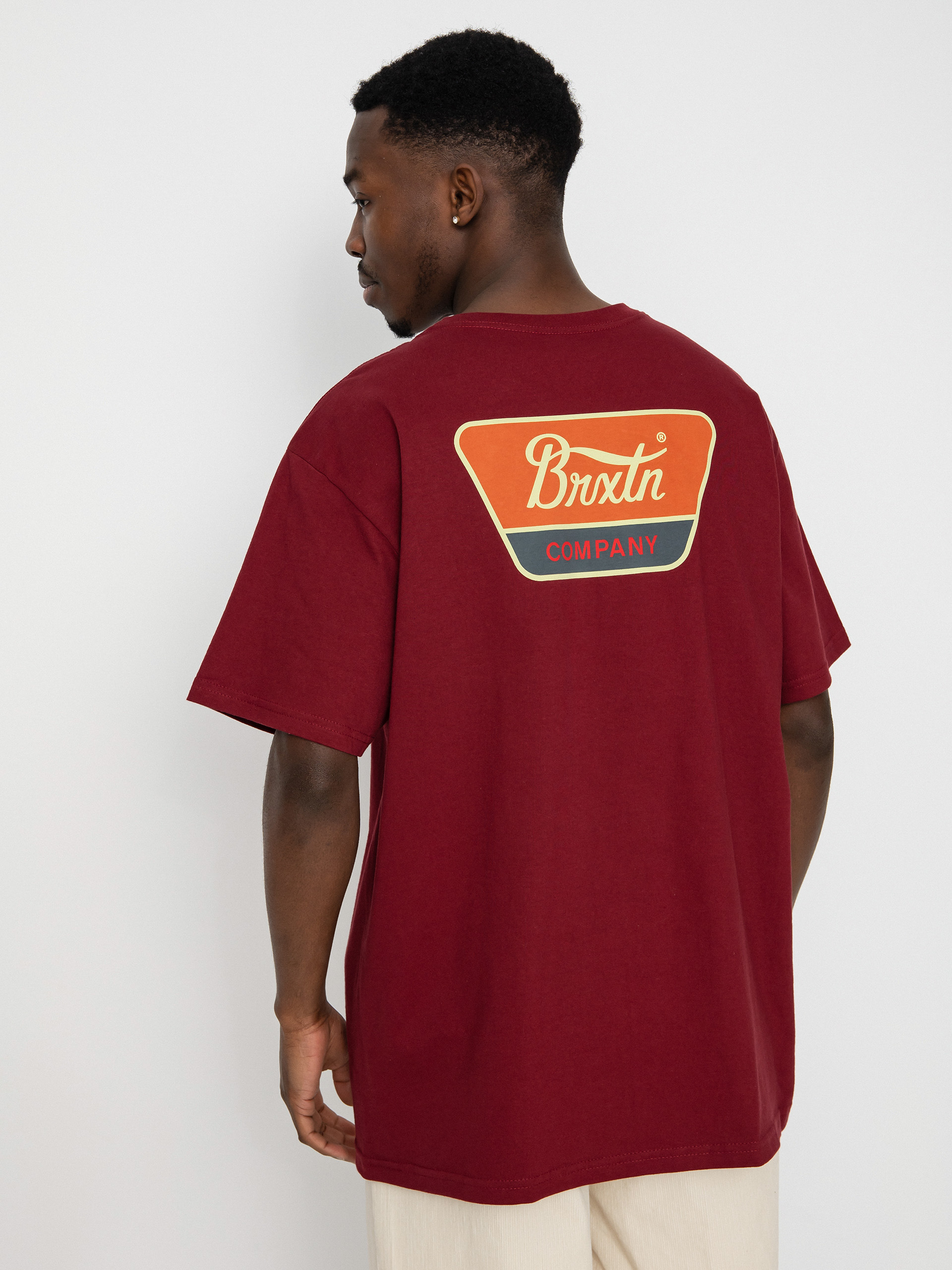 Tričko Brixton Linwood (island berry/paradise orange/c)