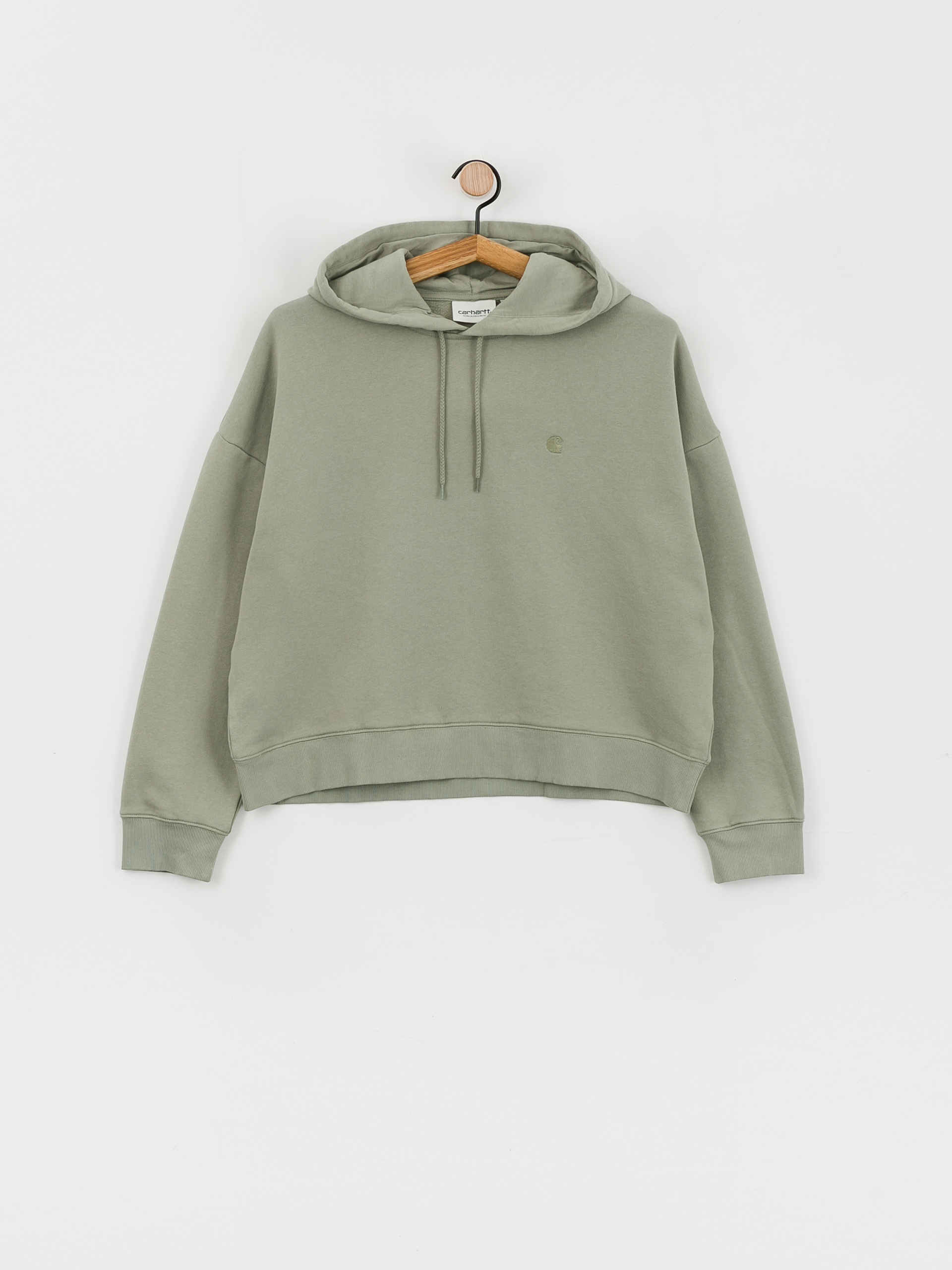 Mikina s kapucí Carhartt WIP Chester HD Wmn (yucca)