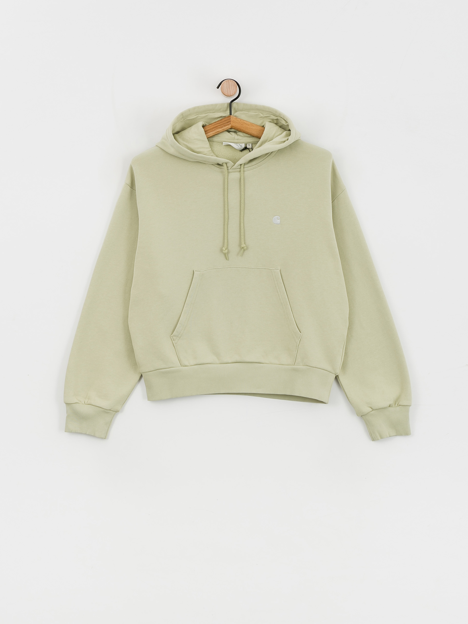 Mikina s kapucí Carhartt WIP Casey HD Wmn (agave/silver)