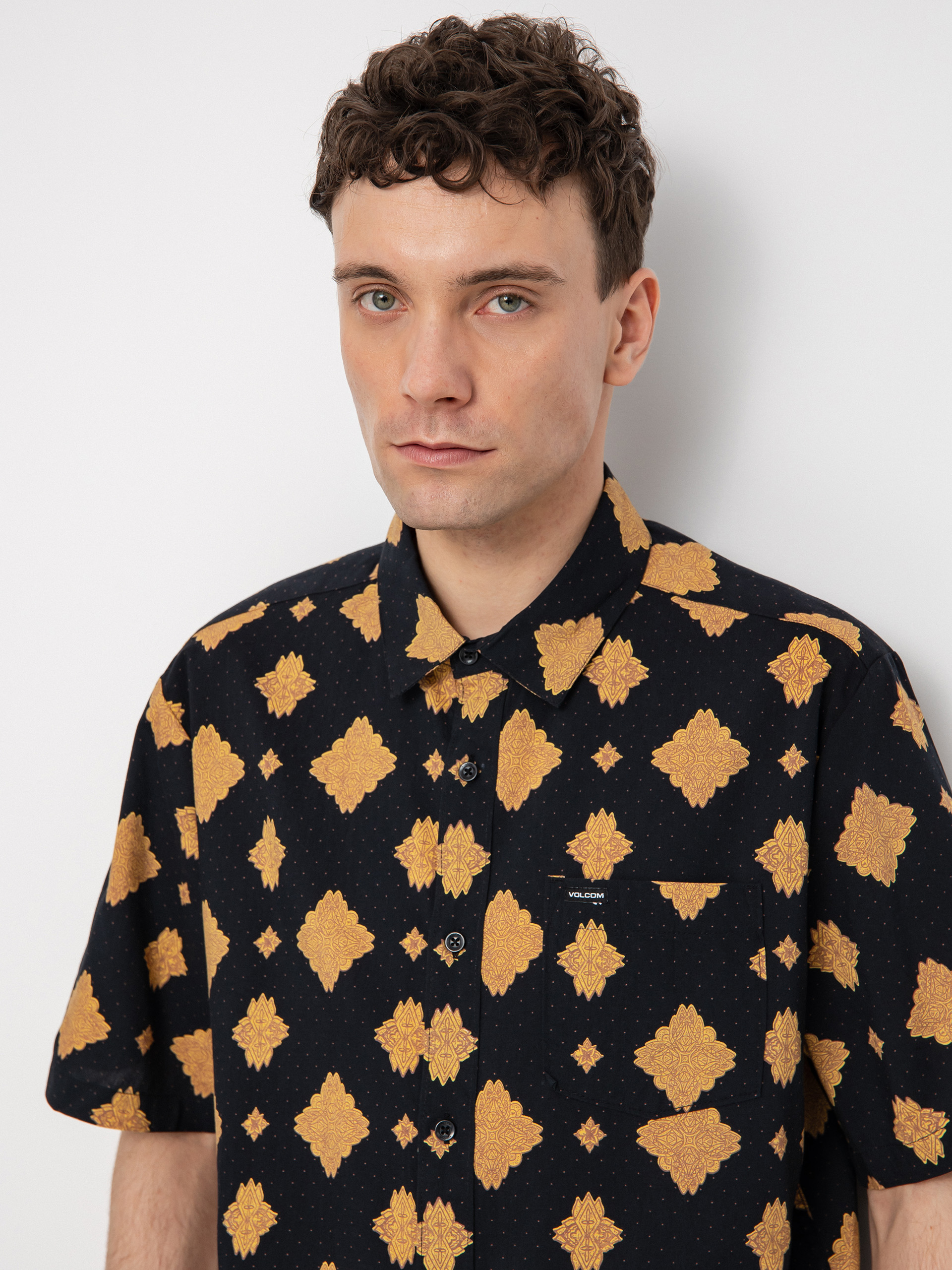 Košile Volcom Grit Mandala (new black)
