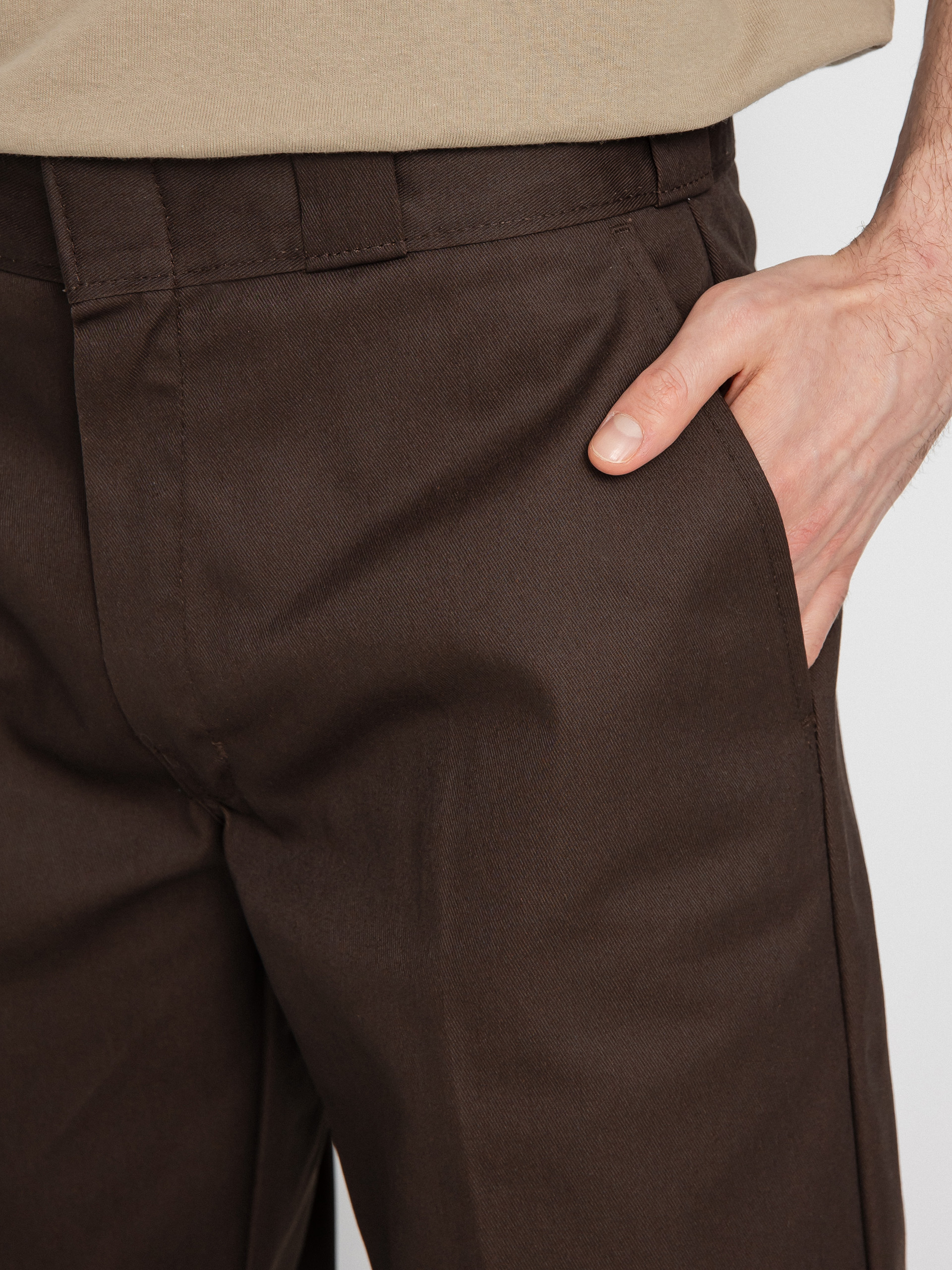 Kalhoty Dickies Double Knee (dark brown)