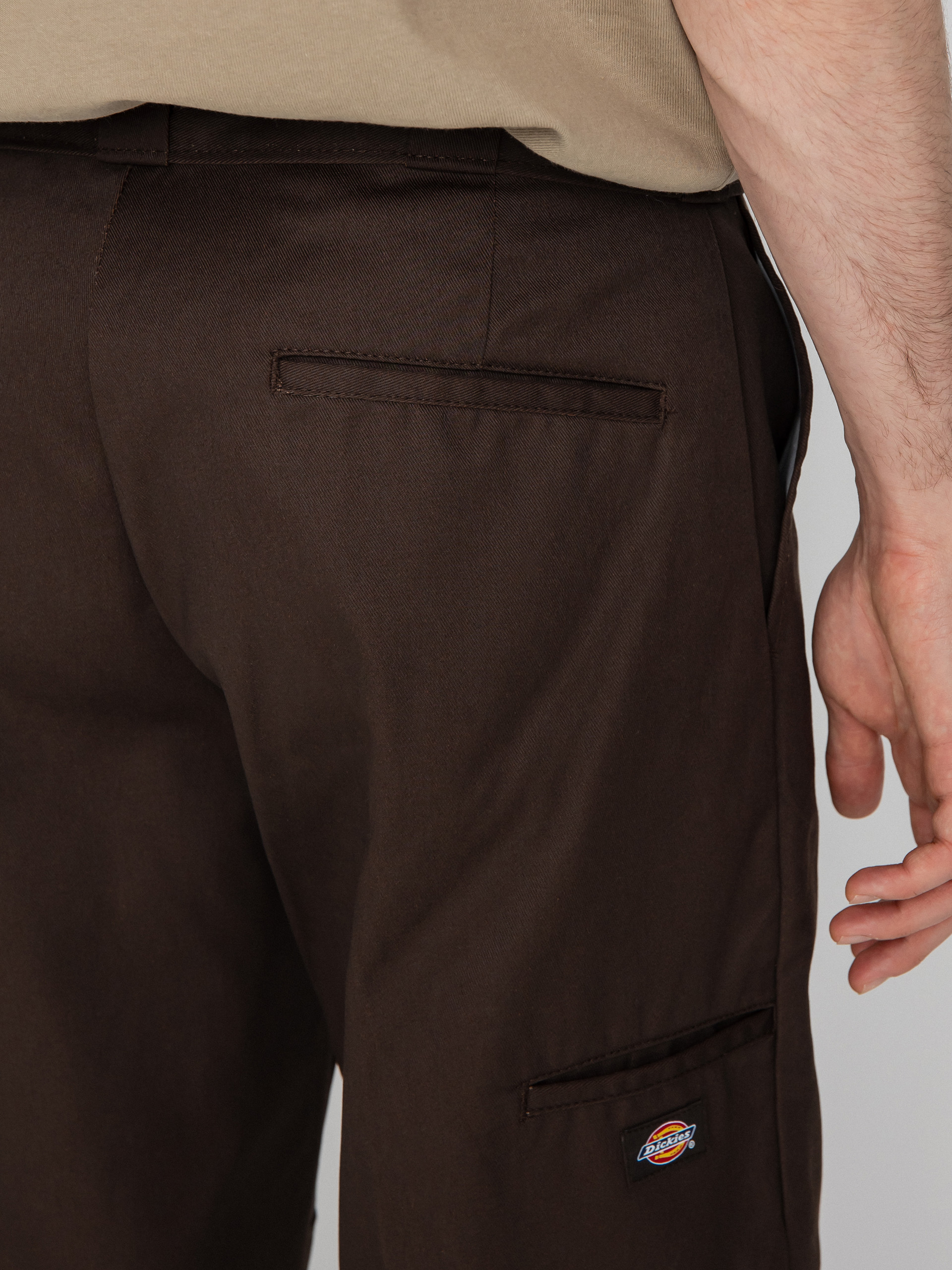 Kalhoty Dickies Double Knee (dark brown)