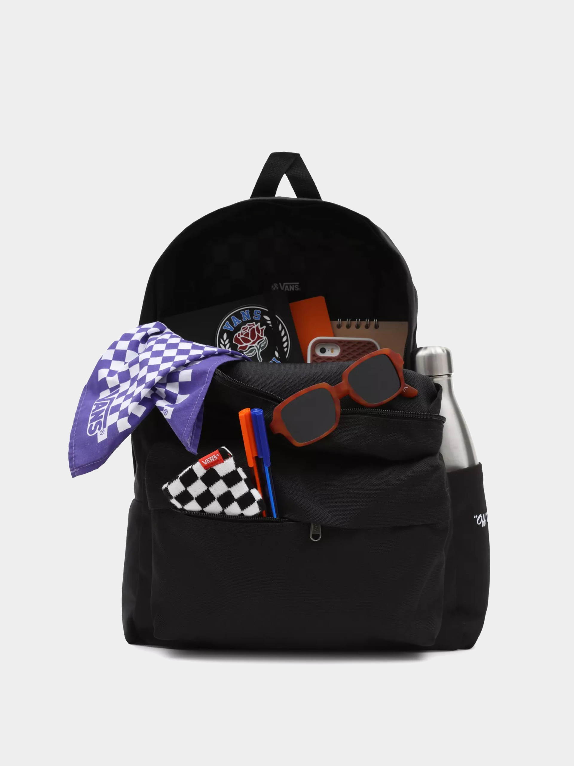 Batoh Vans Old Skool IIII (black/old gold)