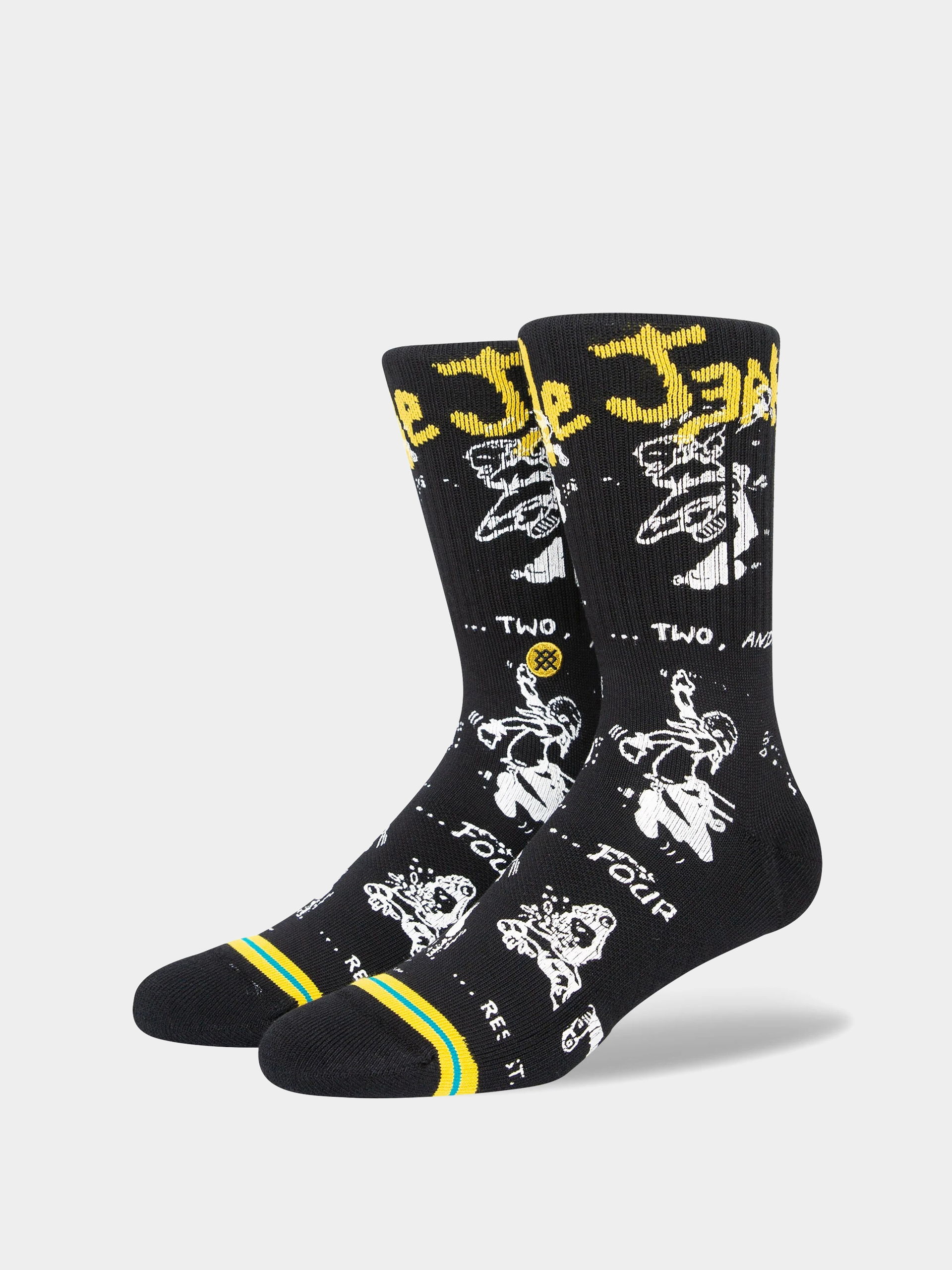 Ponožky Stance Circle Jerks (yellow)