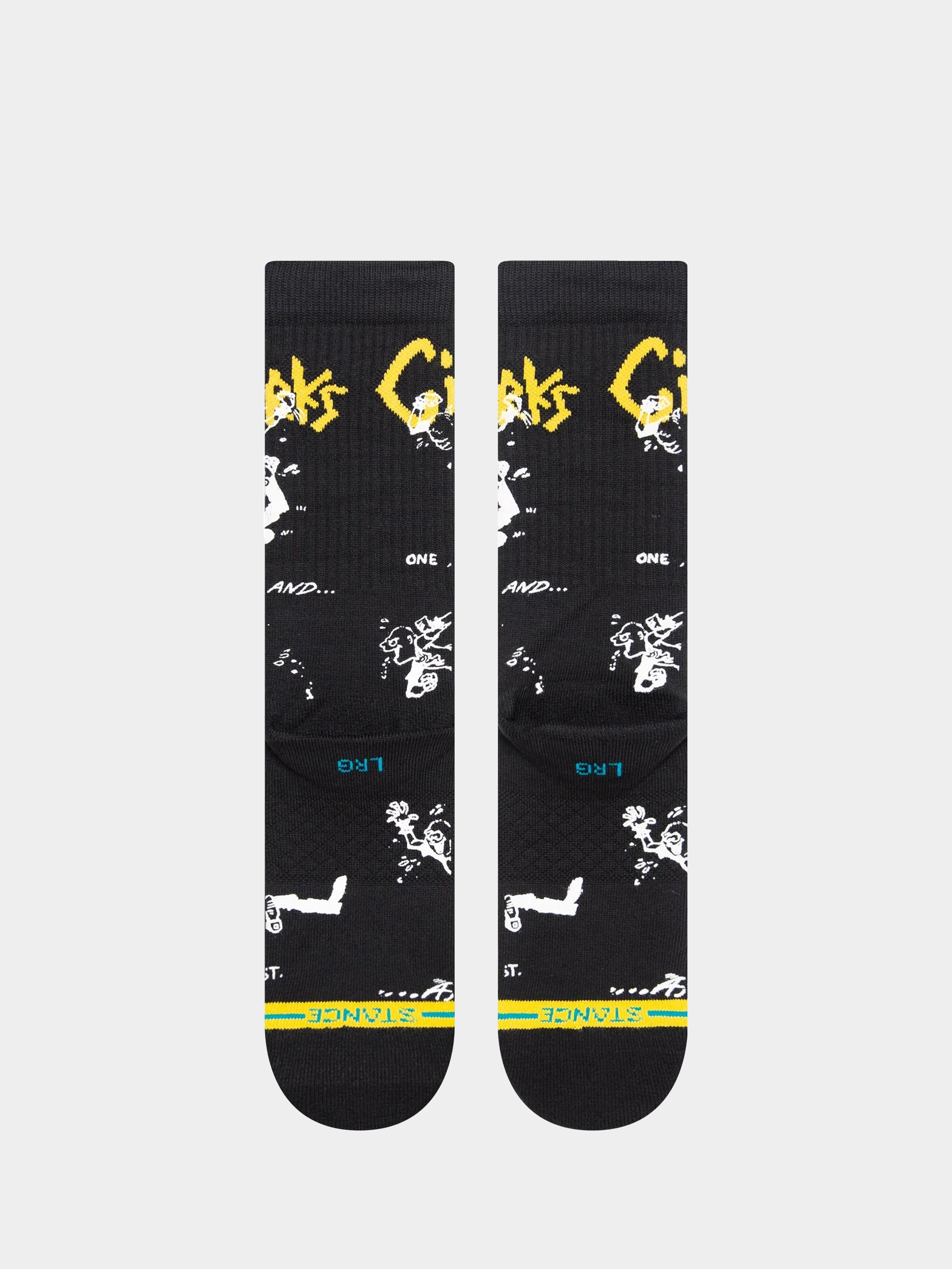 Ponožky Stance Circle Jerks (yellow)