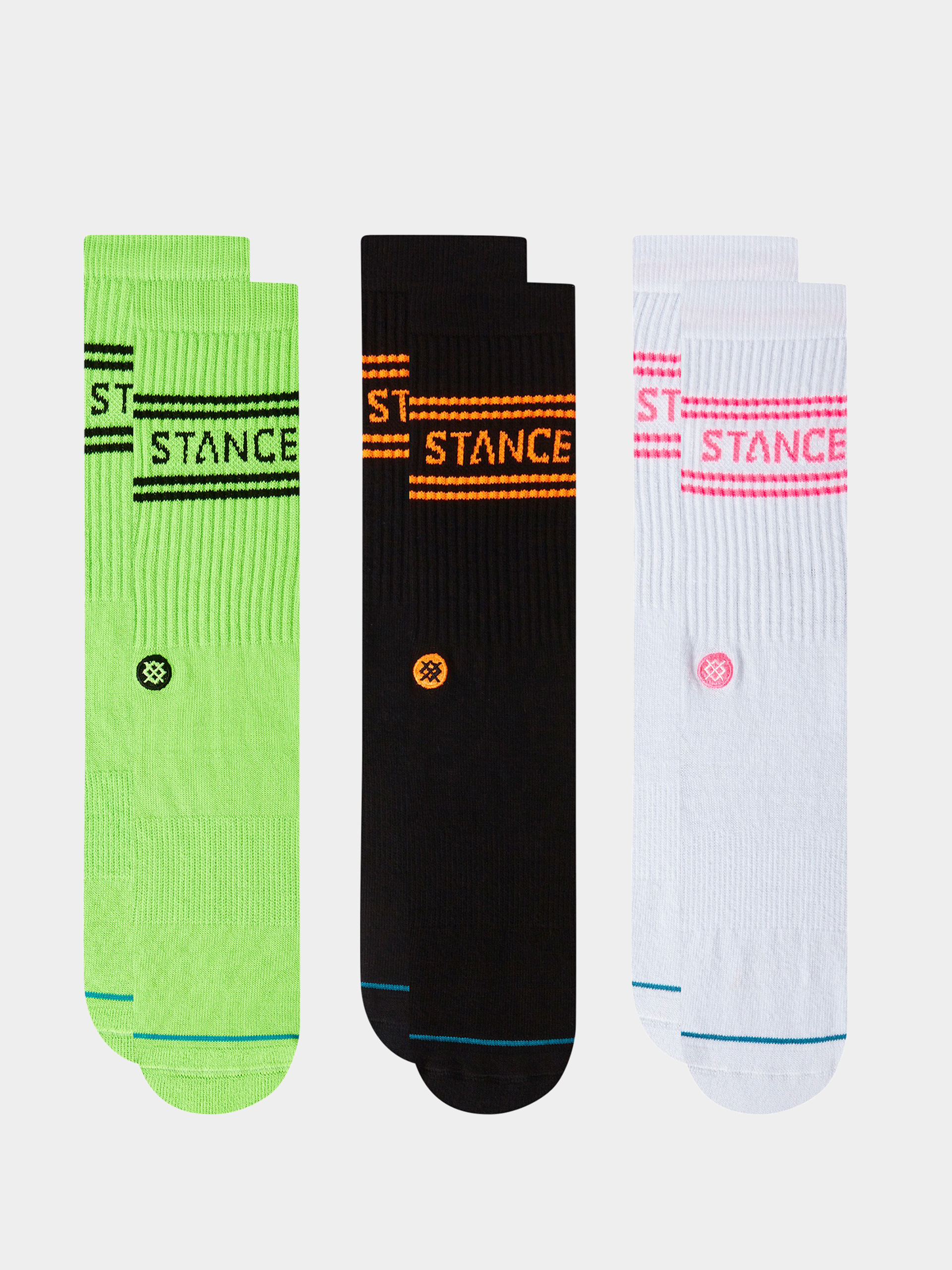 Ponožky Stance Basic 3 Pack Crew (volt)