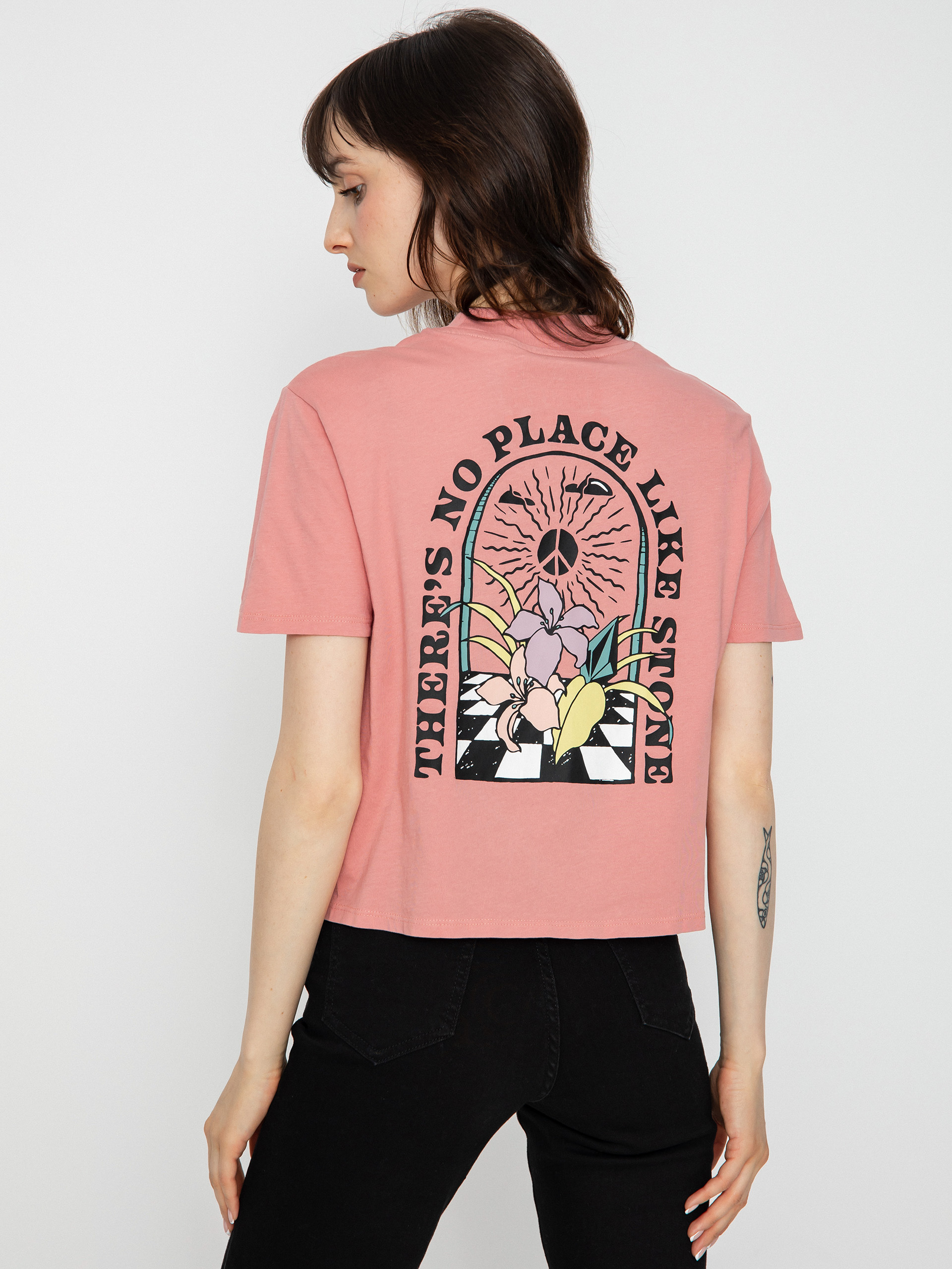 Tričko Volcom Pocket Dial Wmn (desert pink)