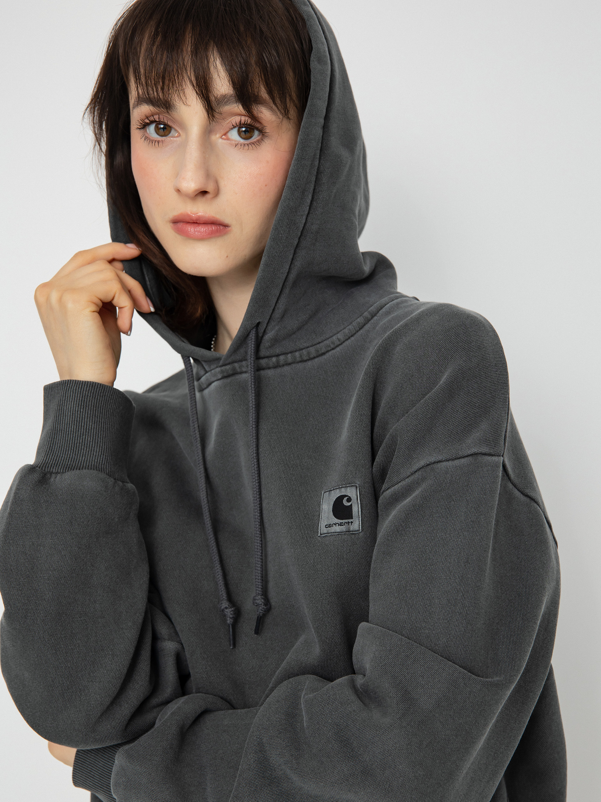 Mikina s kapucí Carhartt WIP Nelson HD Wmn (black)