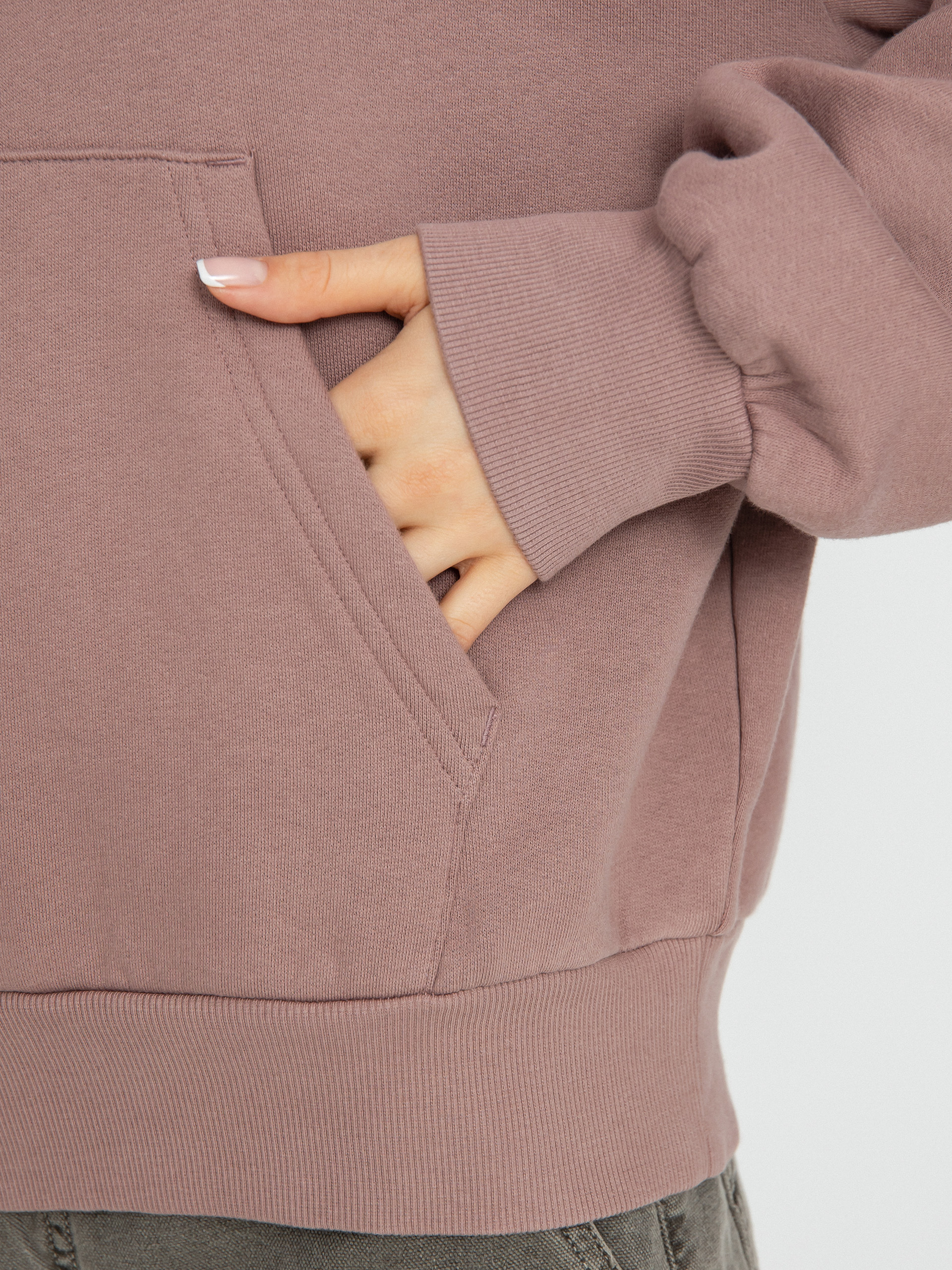 Mikina s kapucí Carhartt WIP Casey HD Wmn (lupinus/silver)