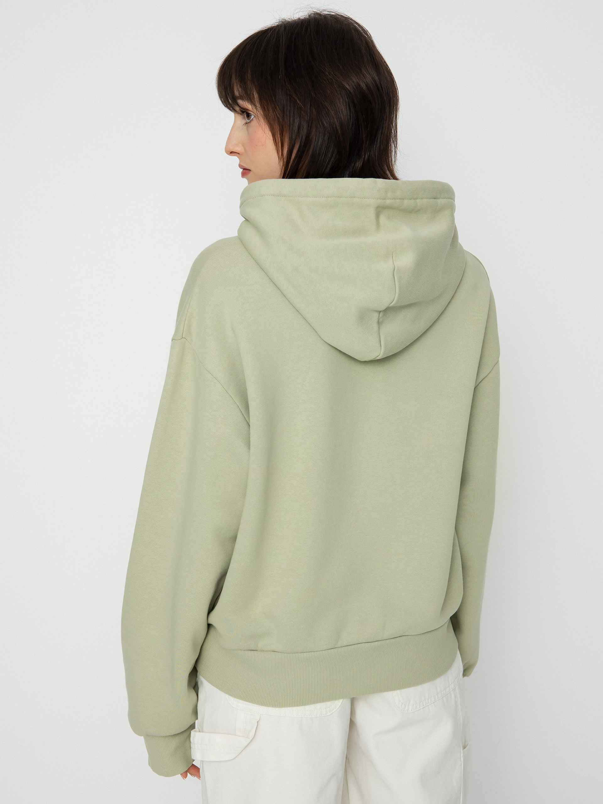 Mikina s kapucí Carhartt WIP Casey HD Wmn (agave/silver)