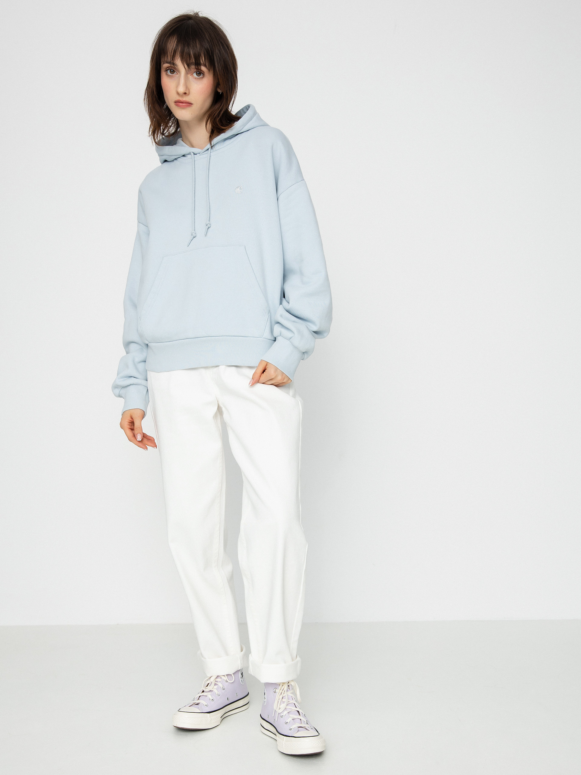 Mikina s kapucí Carhartt WIP Casey HD Wmn (icarus/silver)