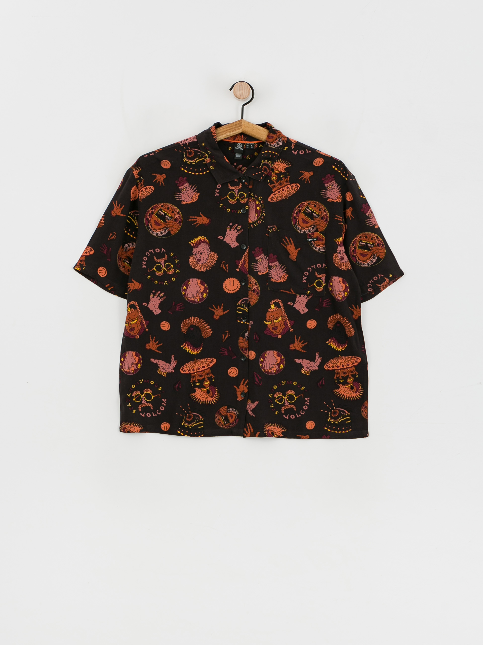 Košile Volcom Connected Minds Wmn (black)