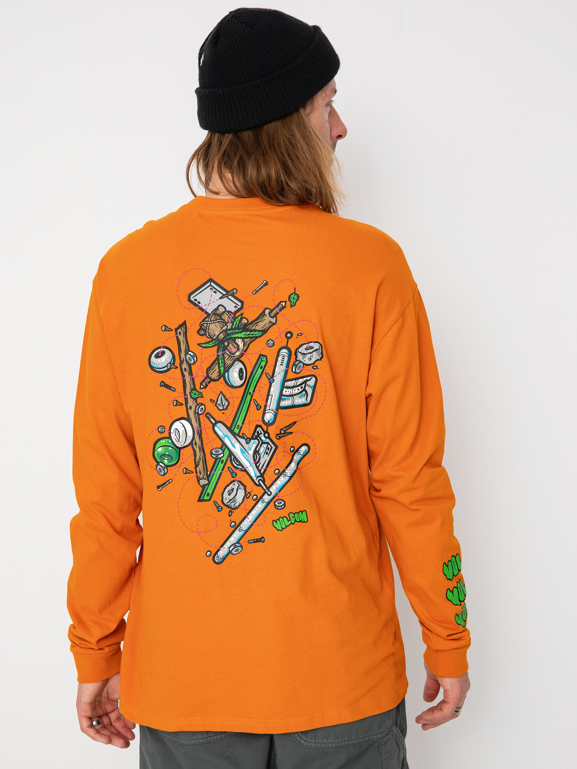 Triko Volcom Fa Todd Bratrud (saffron)