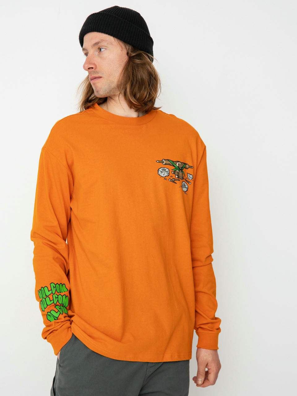 Triko Volcom Fa Todd Bratrud (saffron)