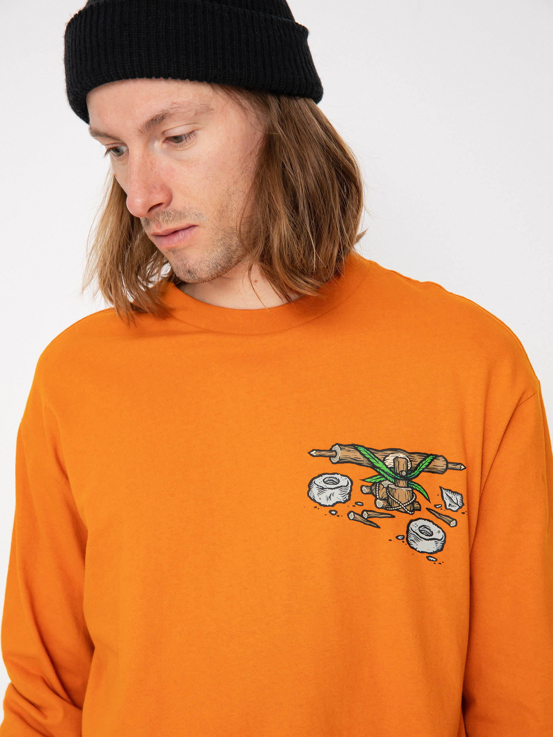 Triko Volcom Fa Todd Bratrud (saffron)