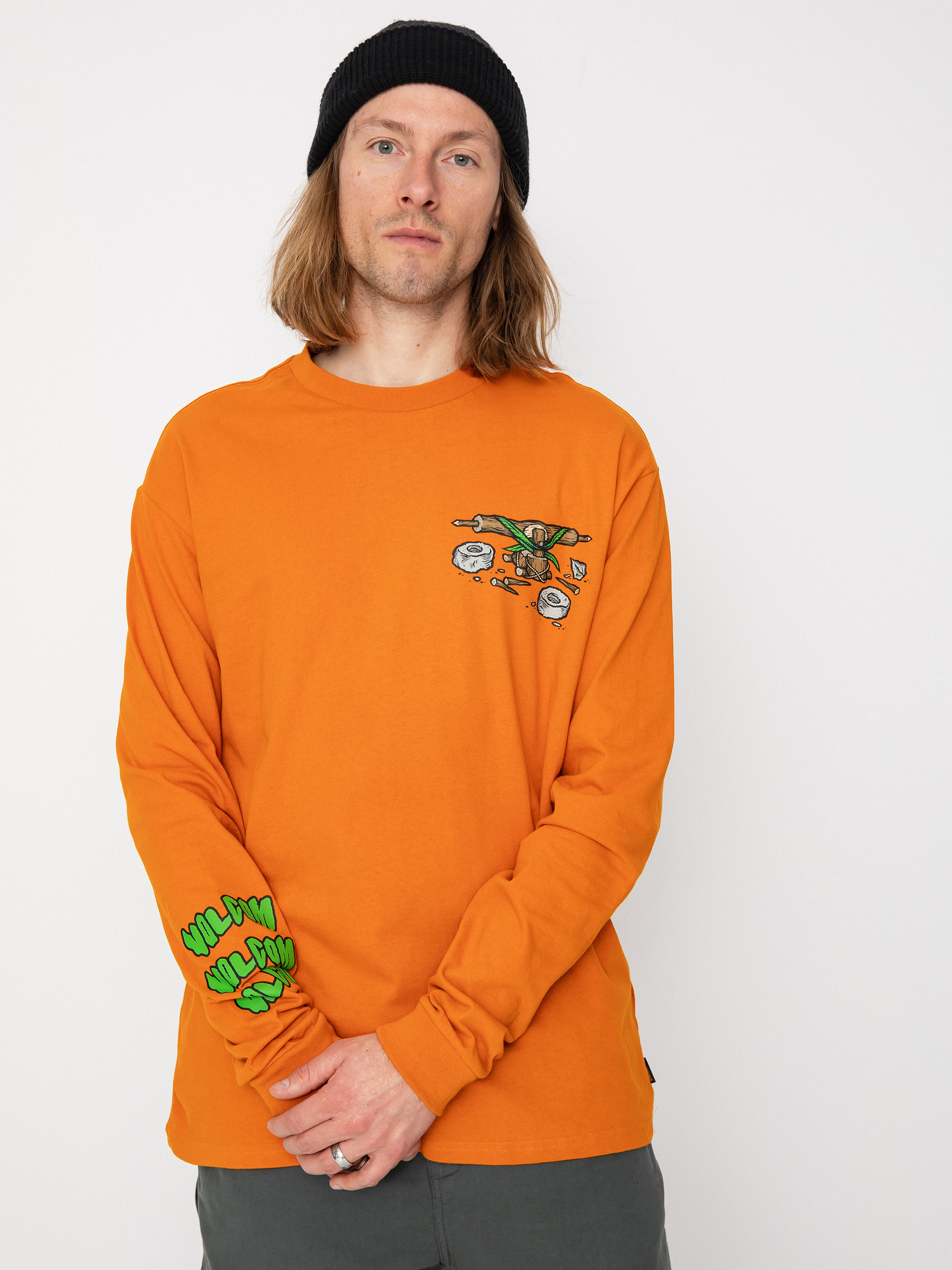 Triko Volcom Fa Todd Bratrud (saffron)