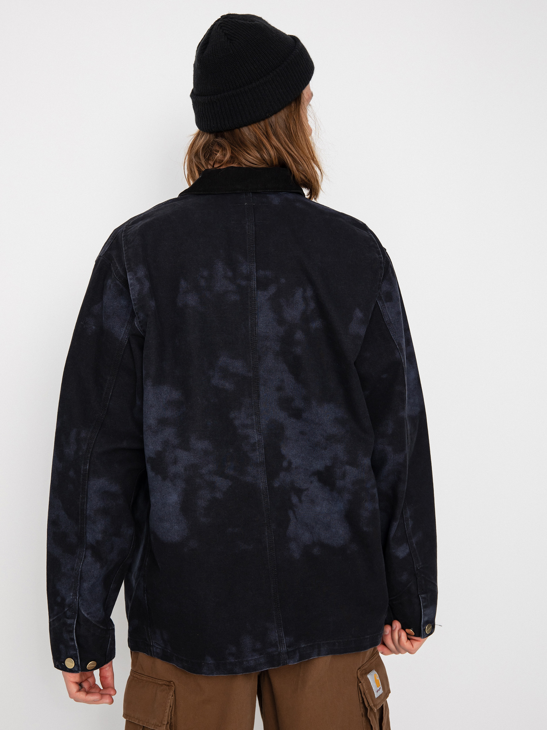 Bunda Carhartt WIP OG Chore Chromo (black chromo/black)