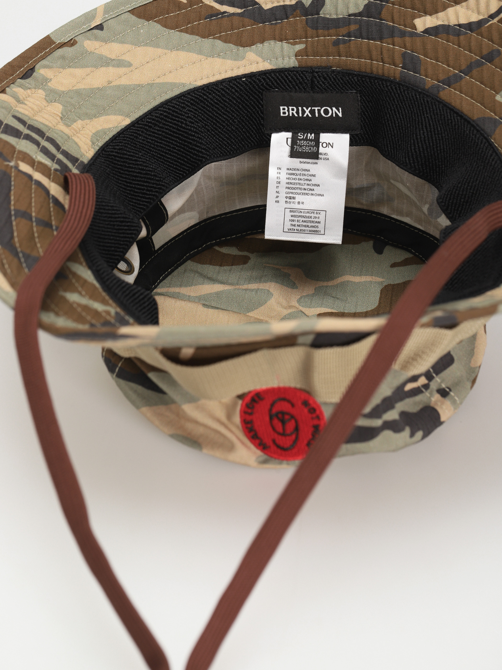 Klobouk Brixton Love Packable Bucket (camo surplus)