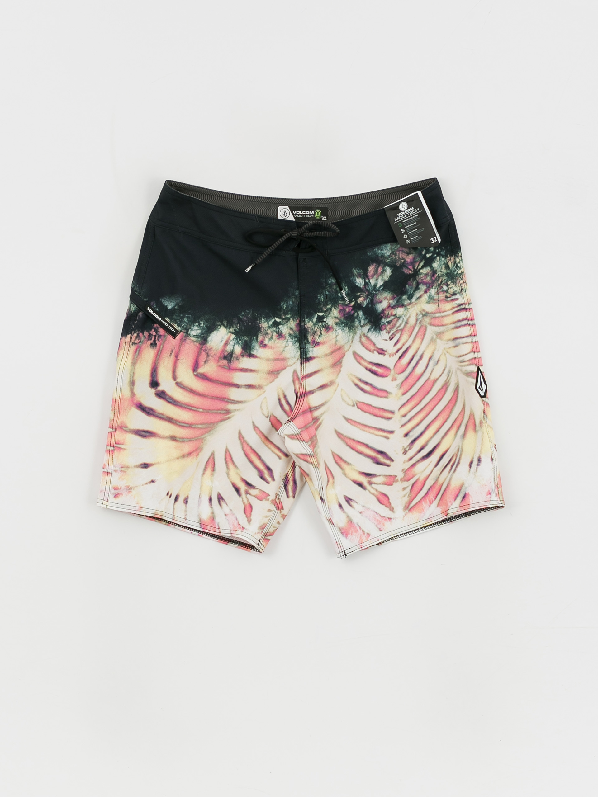 Plážové kraťasy Volcom Mad Wash Mod 19 (whitecap grey)