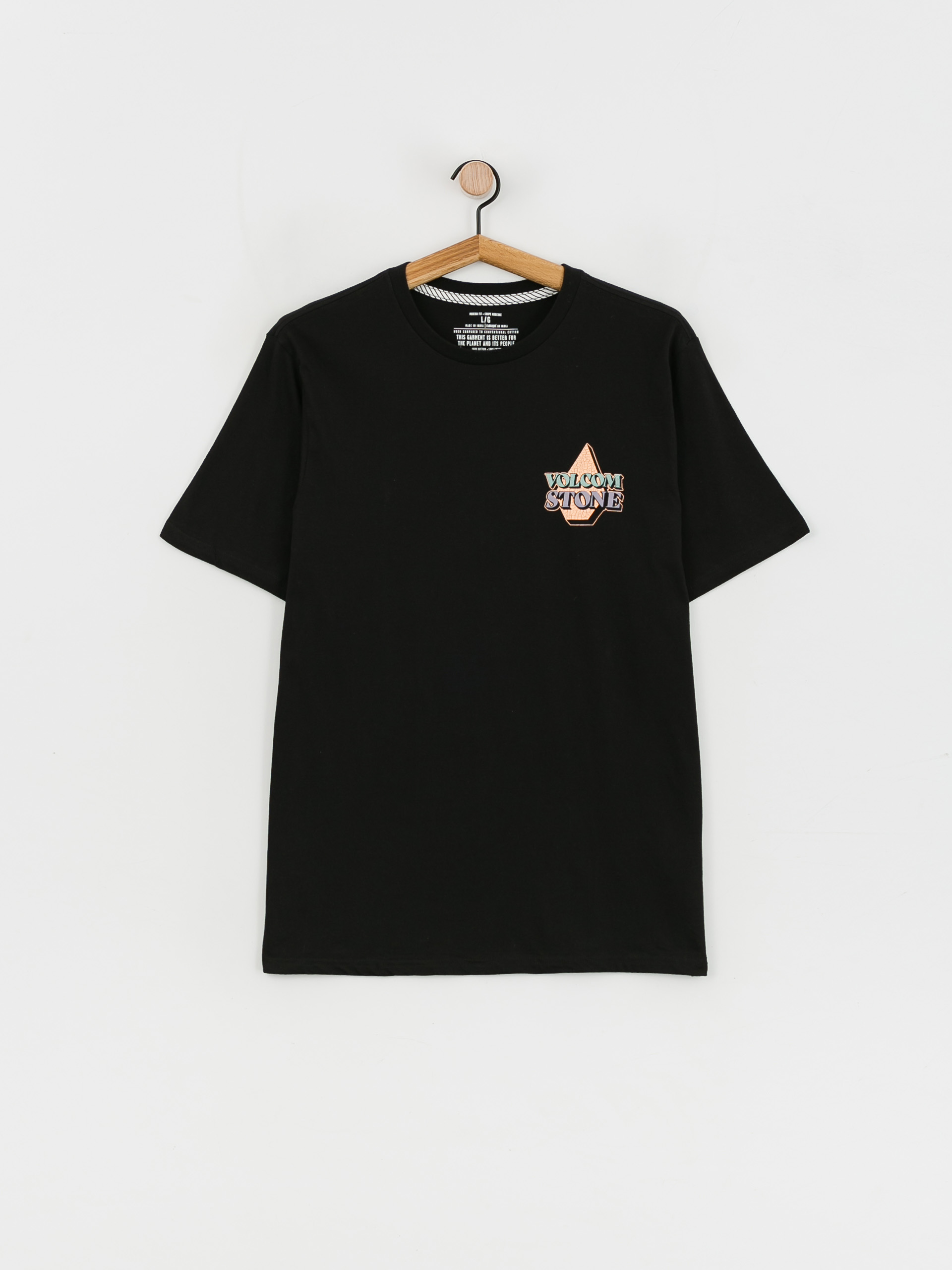Tričko Volcom Stript (black)