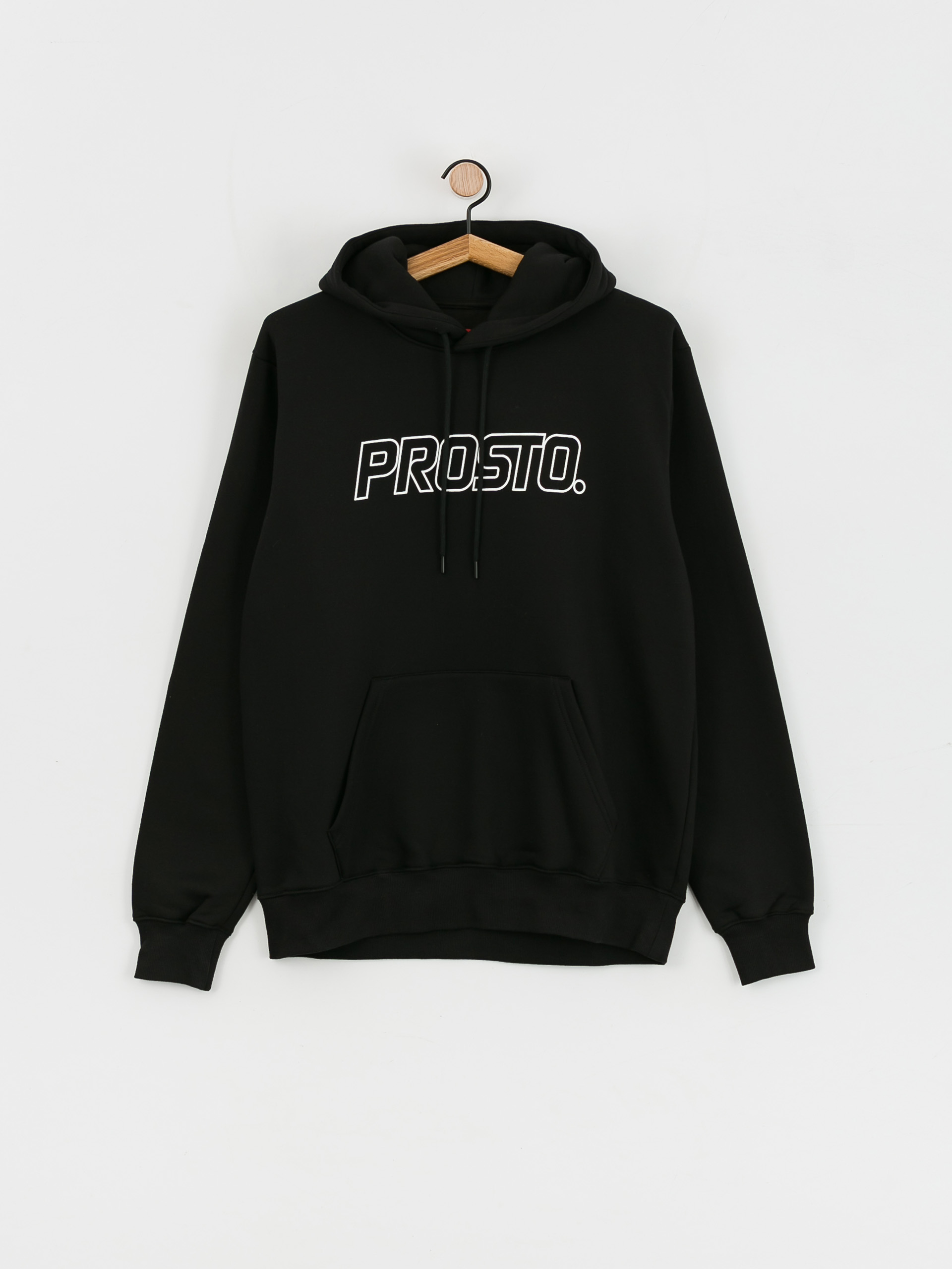 Mikina s kapucí Prosto Logoute HD (black)