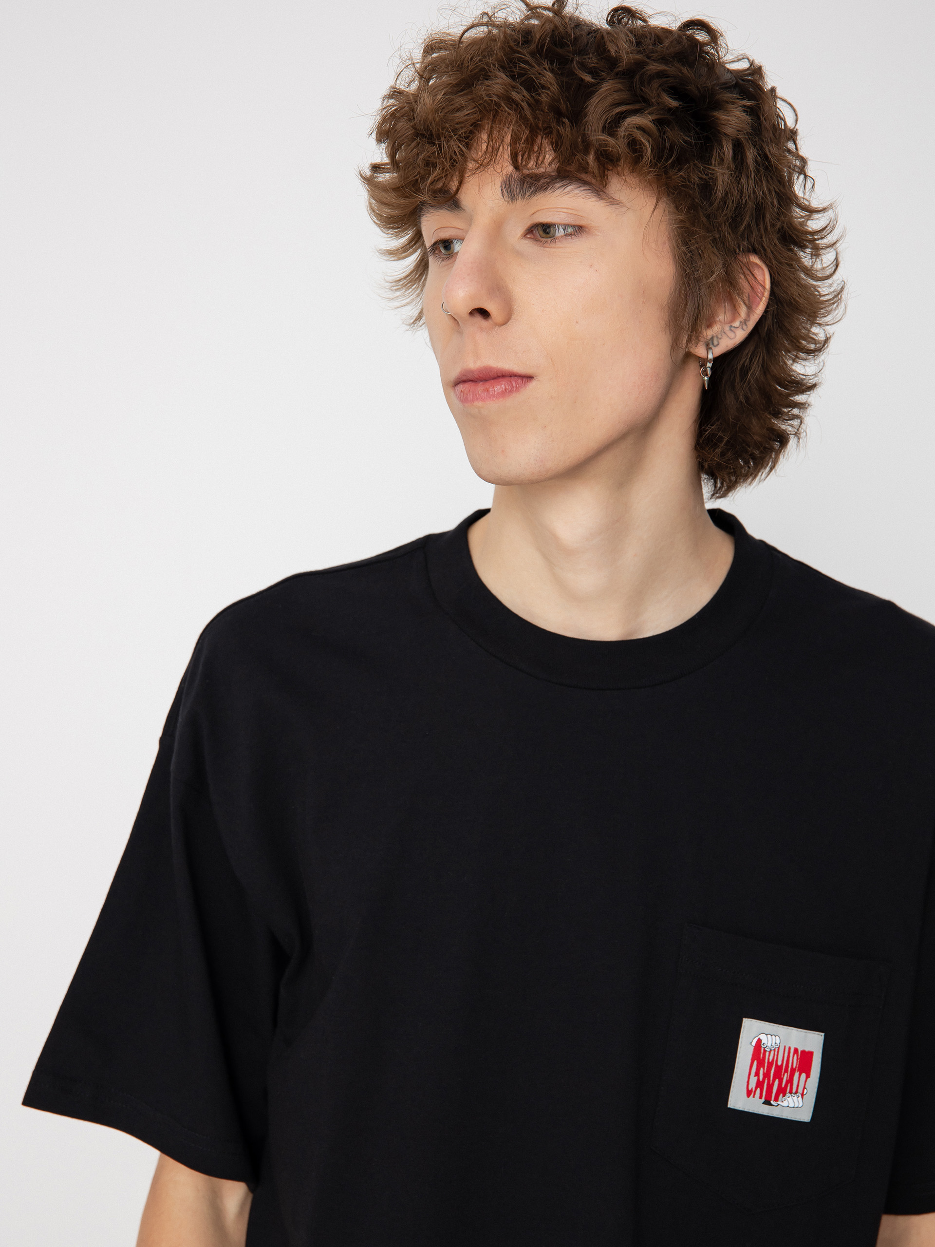 Tričko Carhartt WIP Stretch Pocket (black)