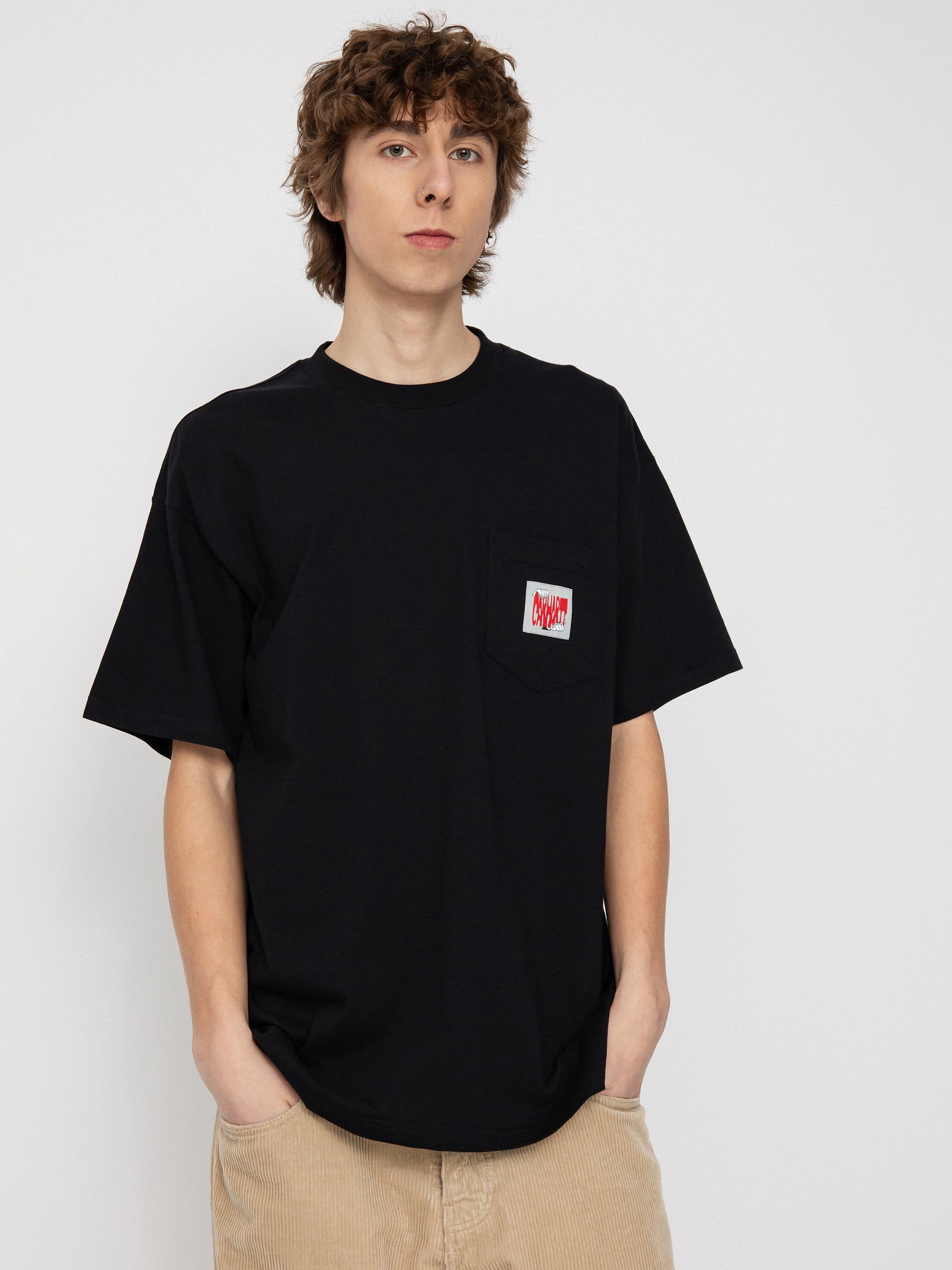 Tričko Carhartt WIP Stretch Pocket (black)
