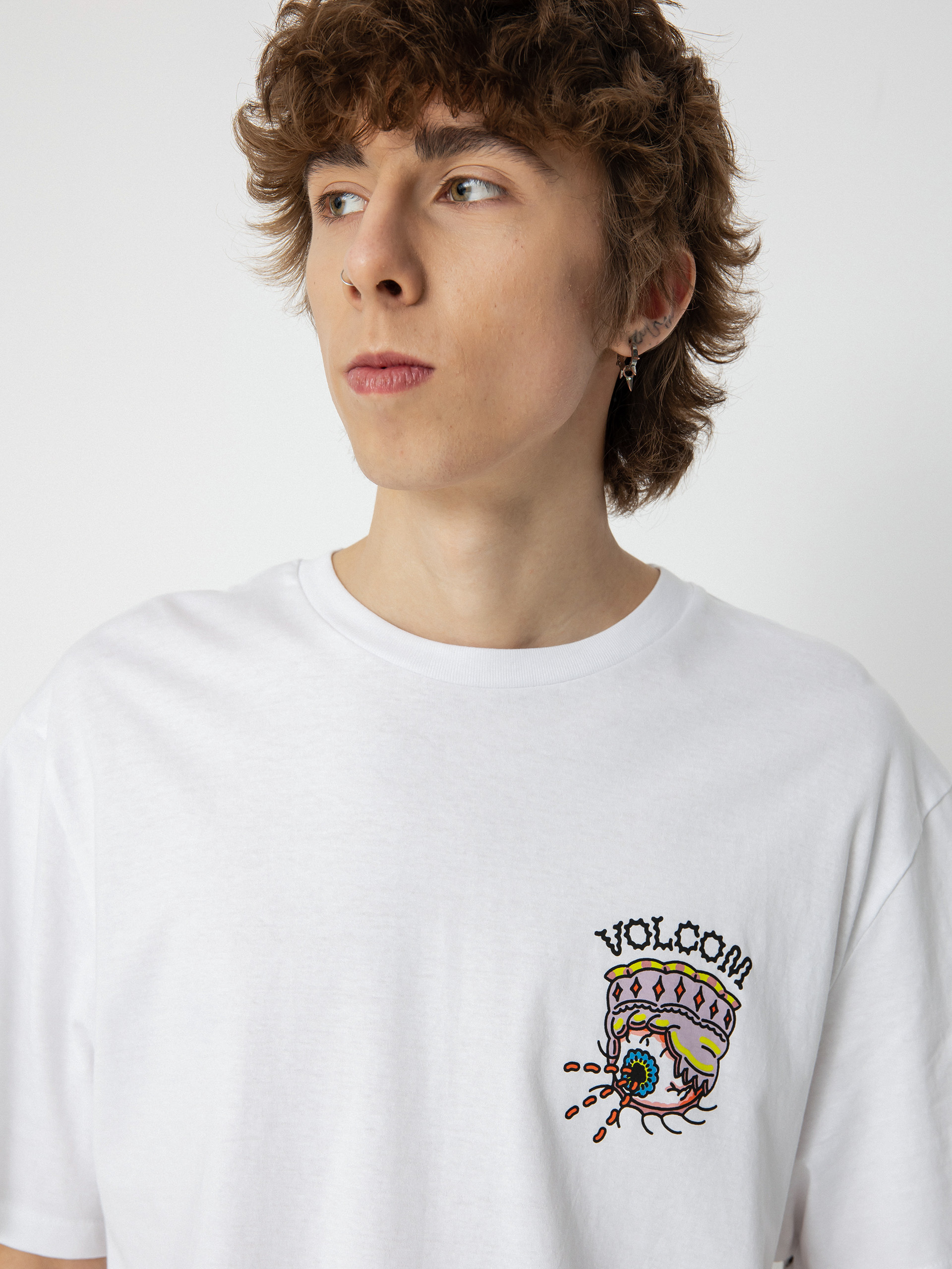 Tričko Volcom Connected Minds Bsc (white)