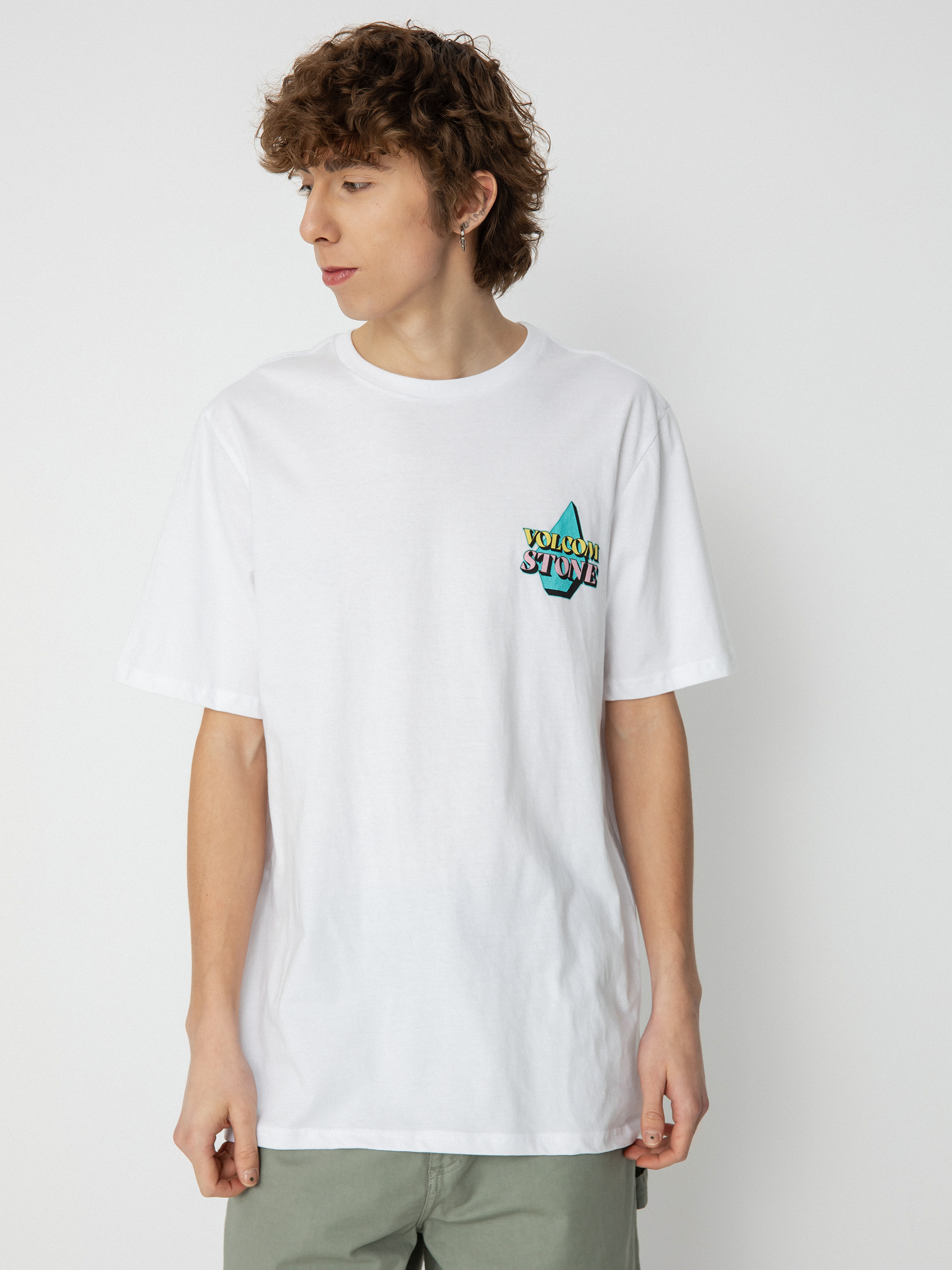 Tričko Volcom Stript (white)