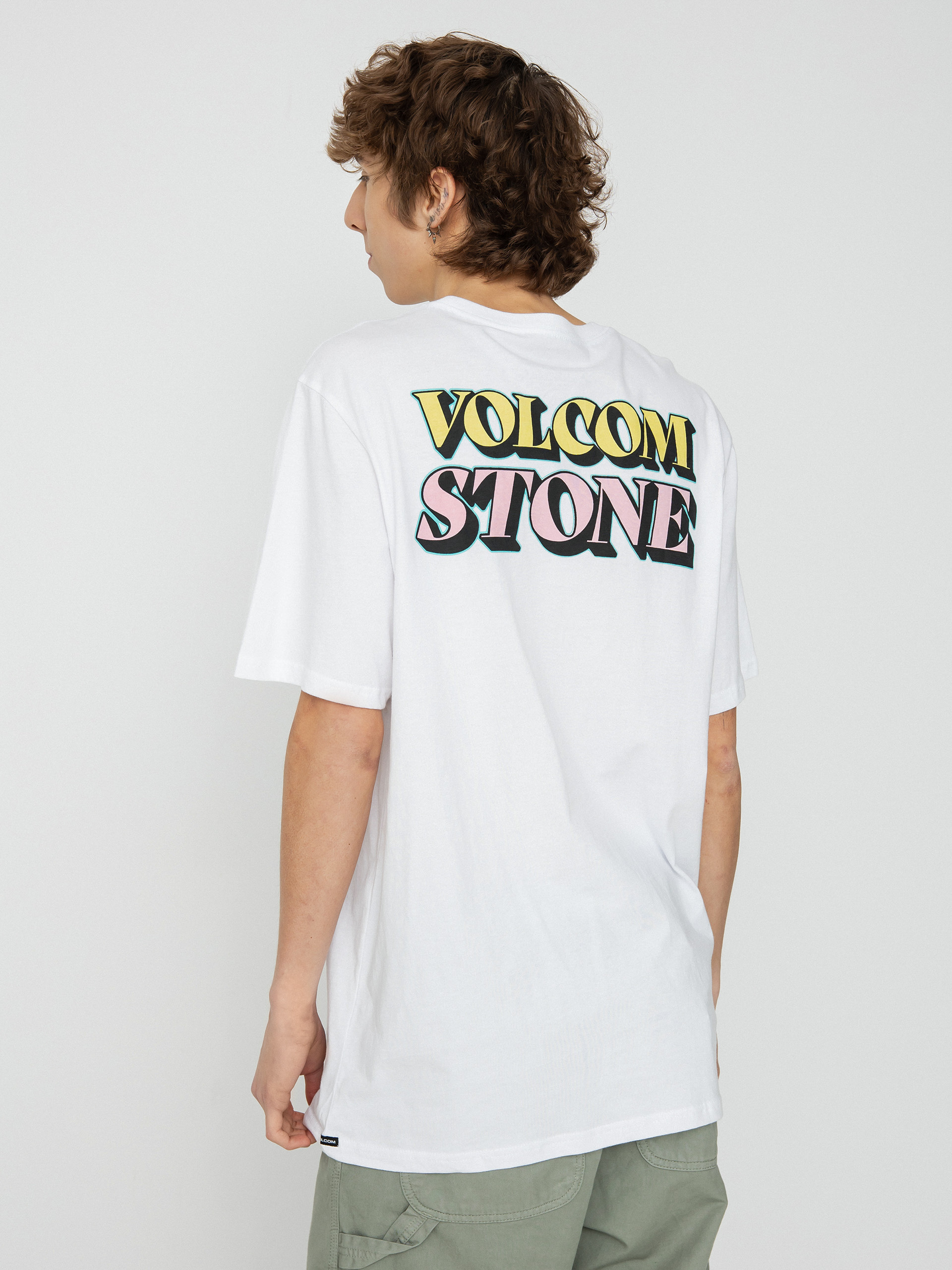 Tričko Volcom Stript (white)