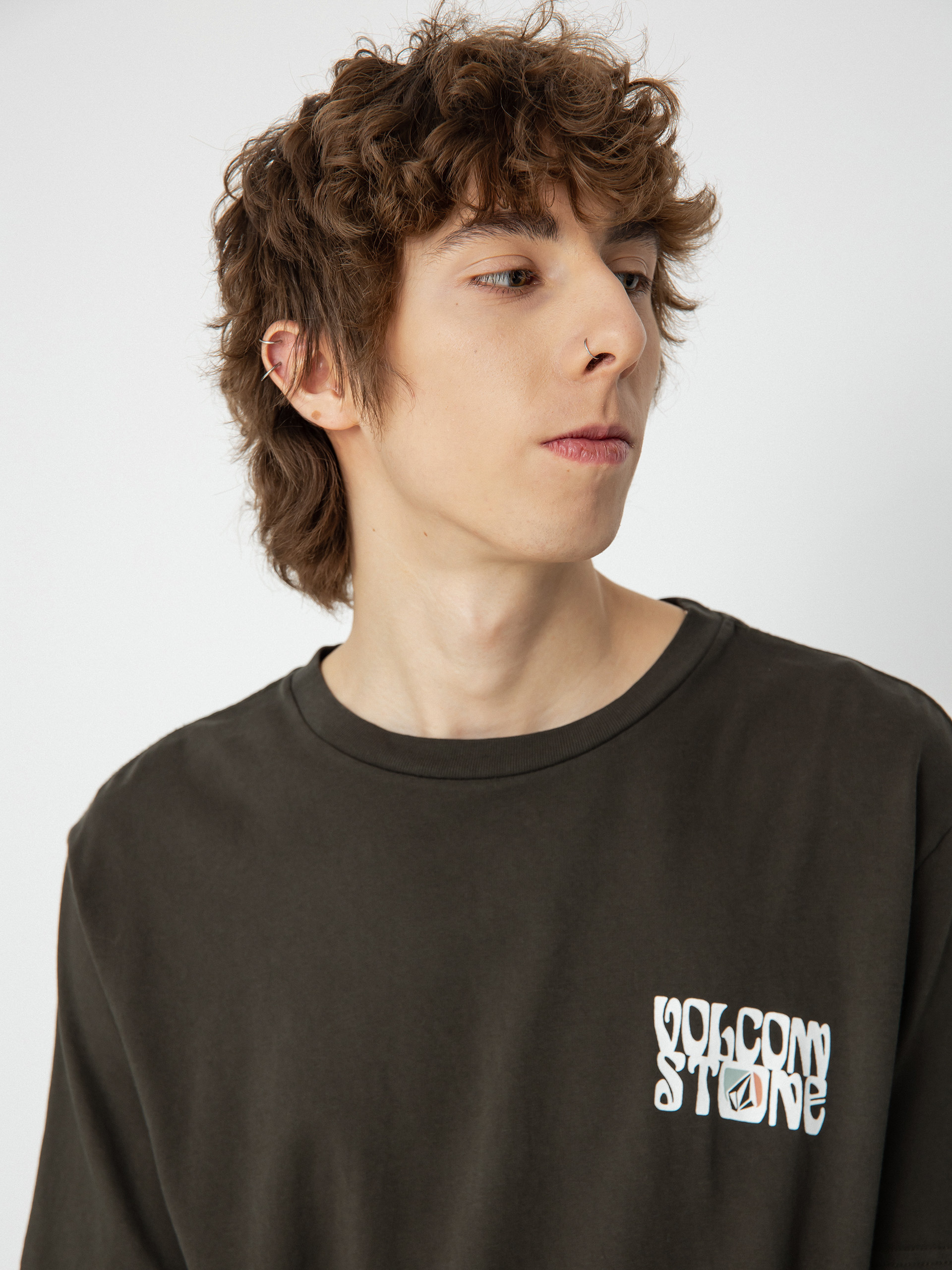 Tričko Volcom Feline (rinsed black)