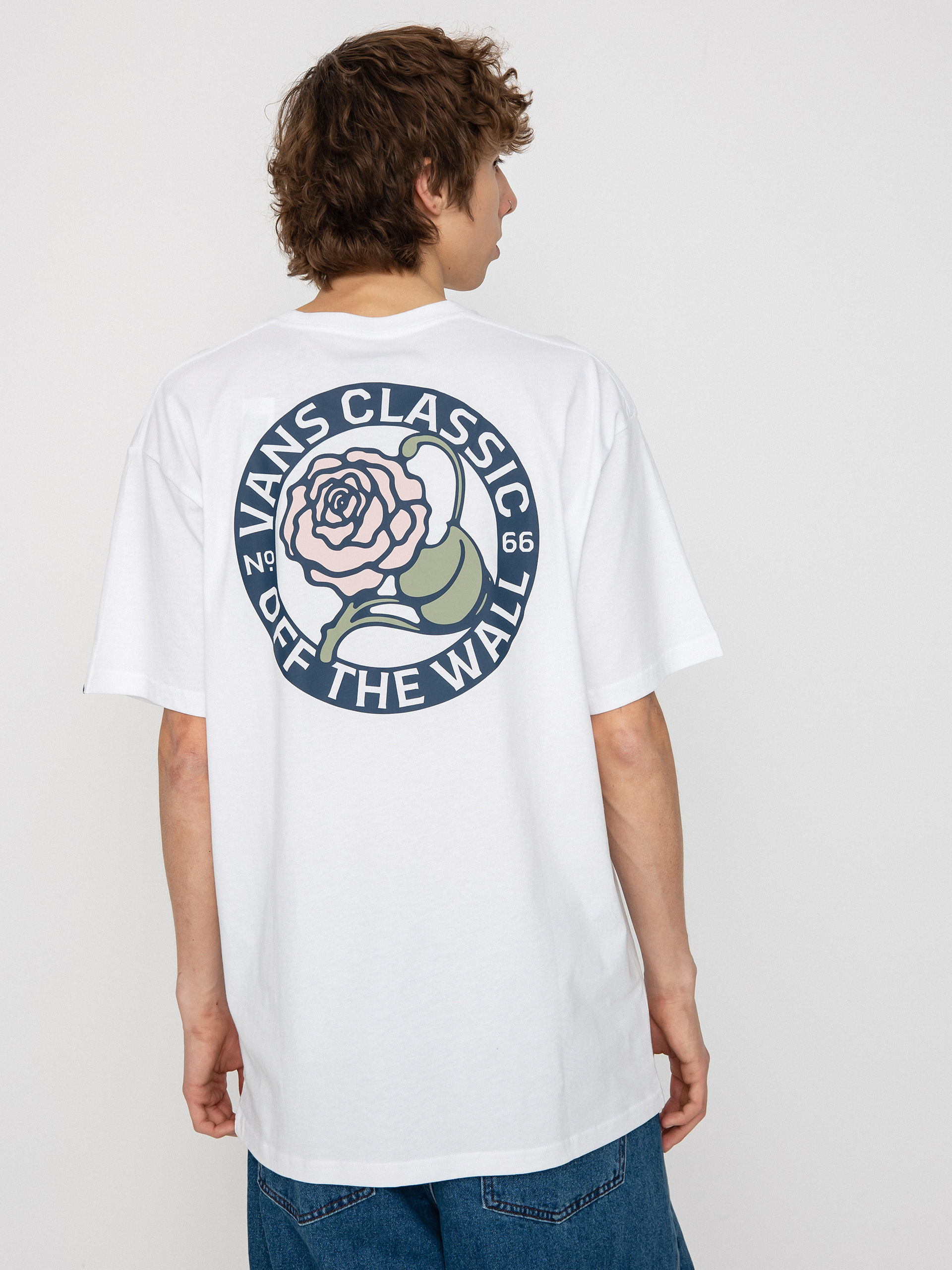 Tričko Vans Tried And True Rose (white)